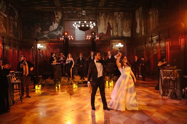 Featured photo from Check Out Elegant Wedding at Boston Public Library with Energetic Live Band