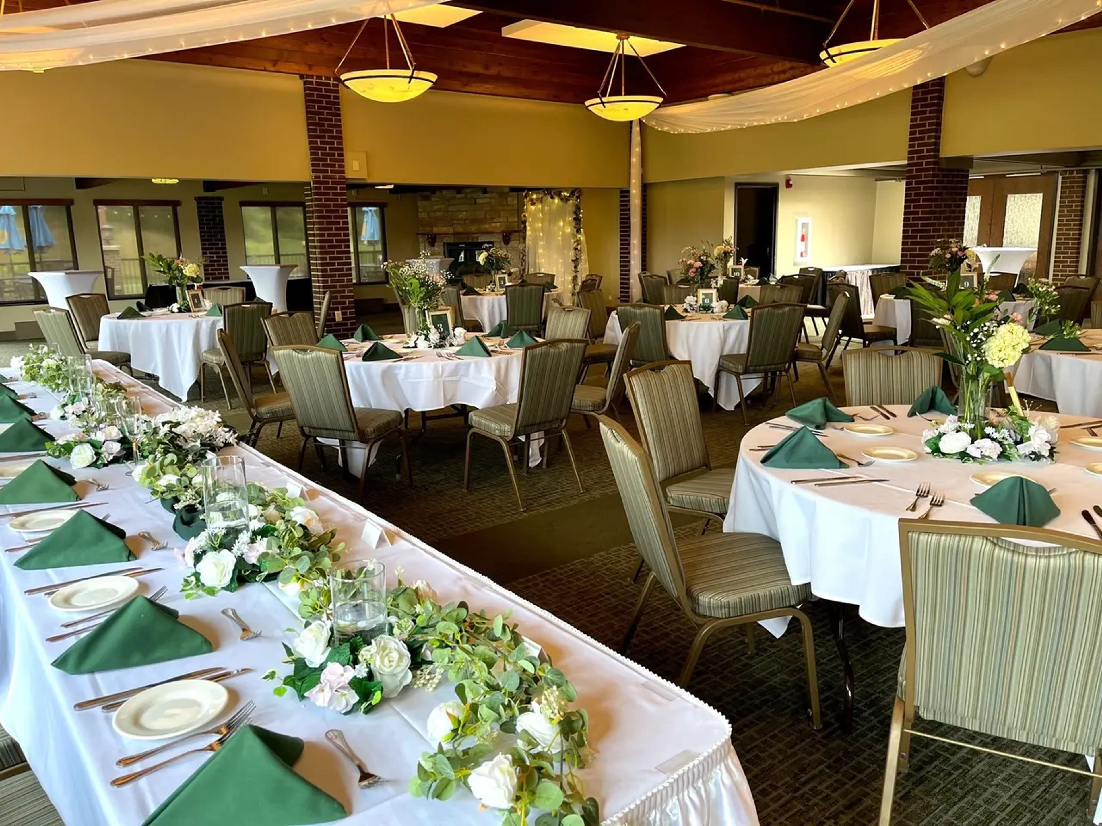 The Valliere Ballroom, an event space at Braemar Golf Course