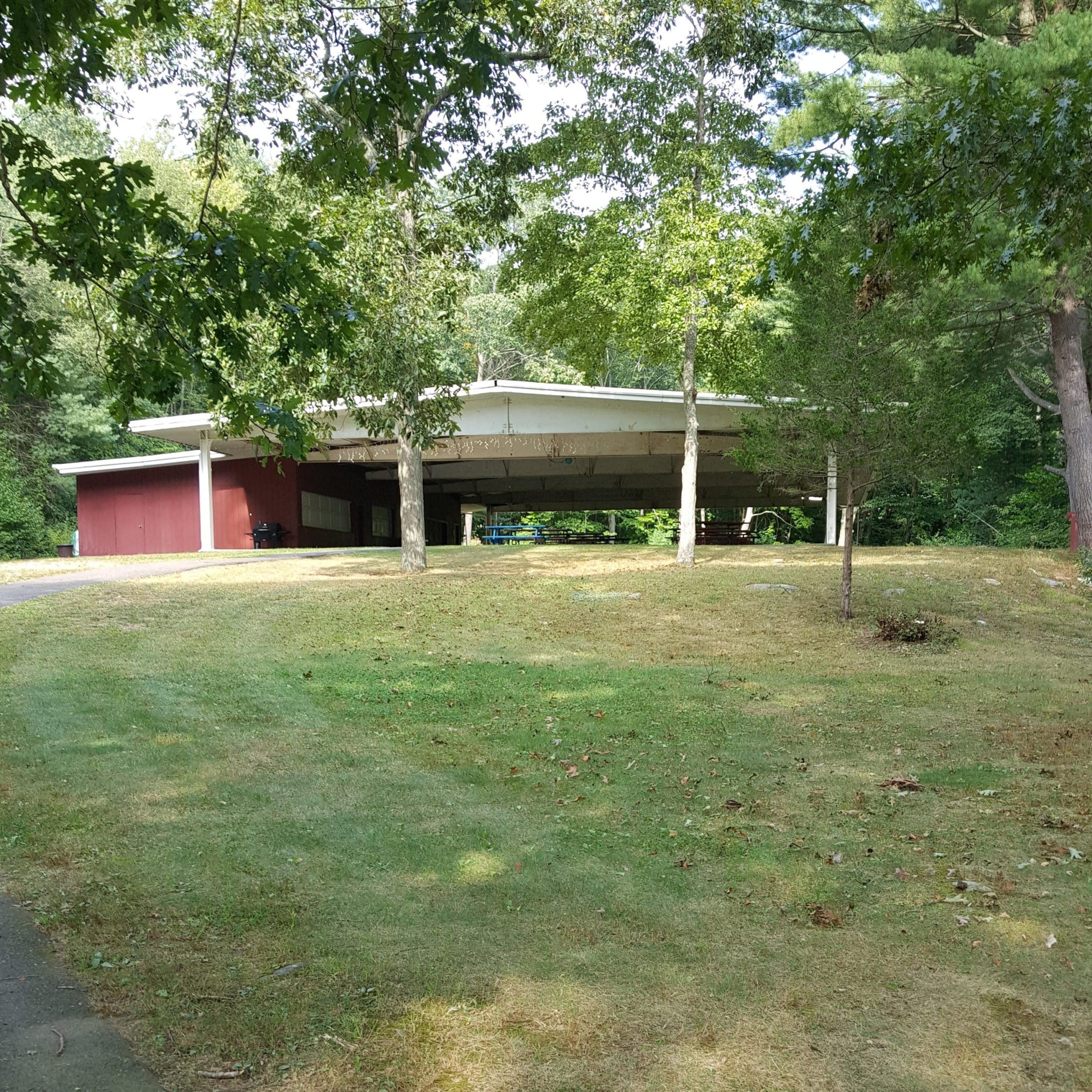 Large Covered Pavilion, an event space at Three Saints Park
