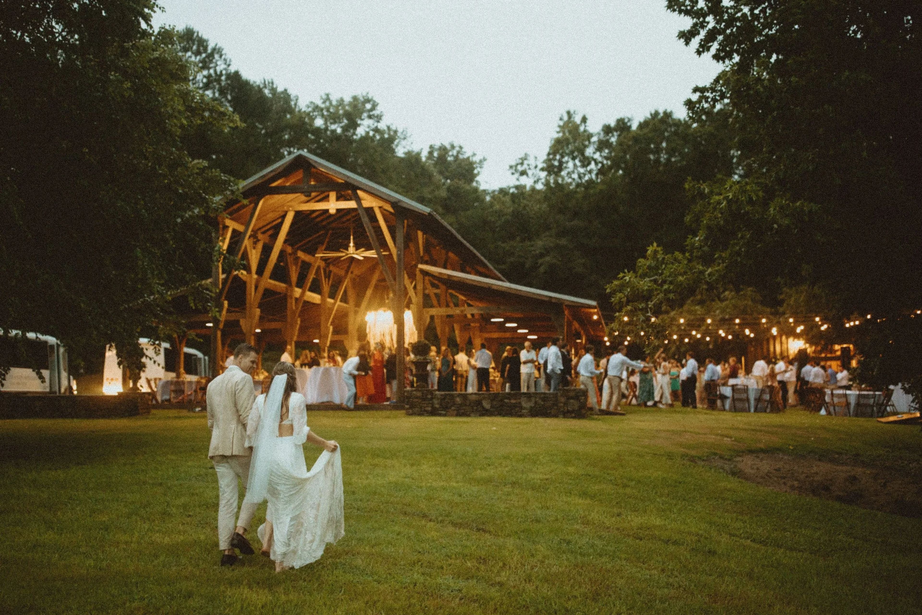 Reception Pavilion, an event space at Rockhurst Farm