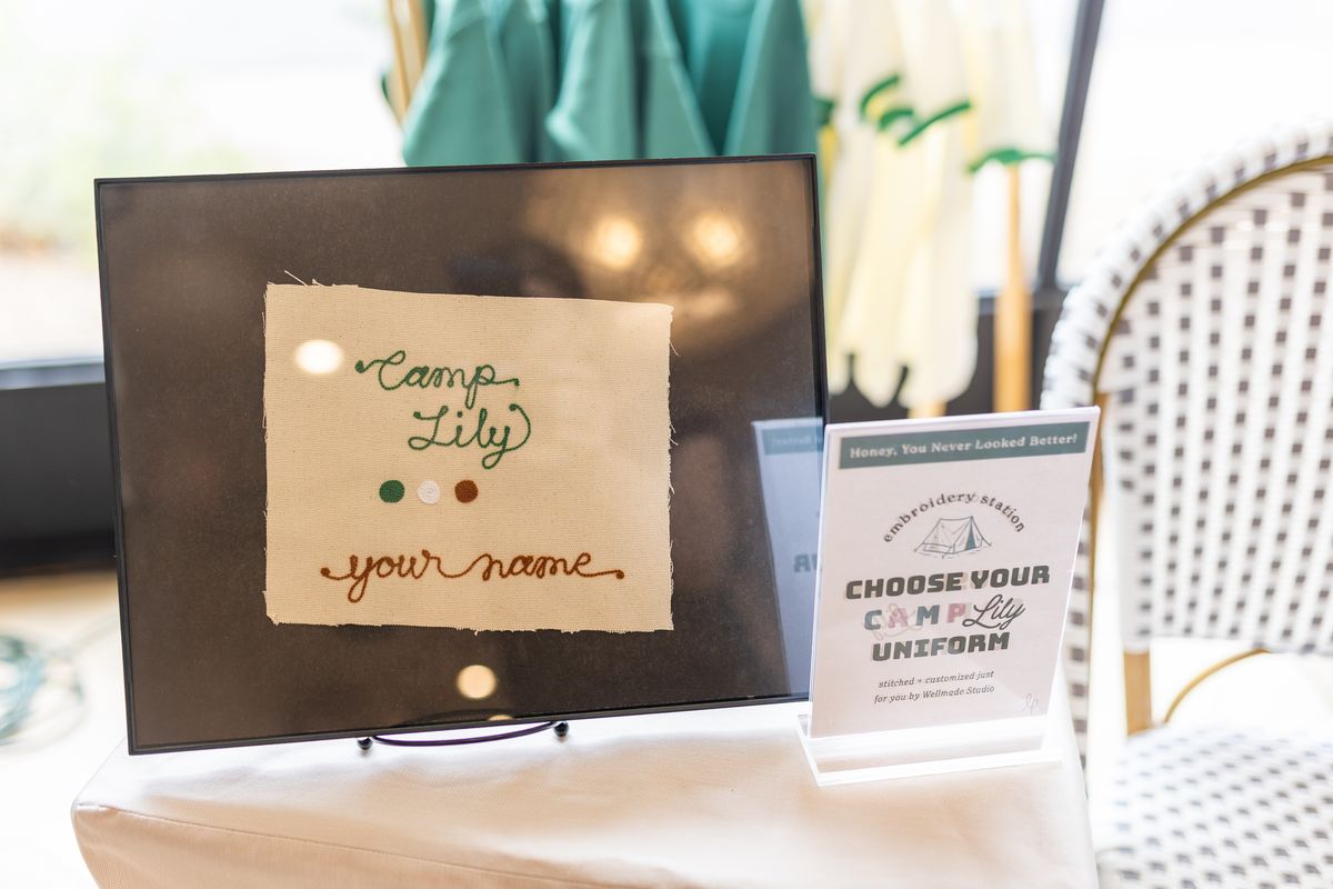 Custom embroidery at The Little Play Avenue
