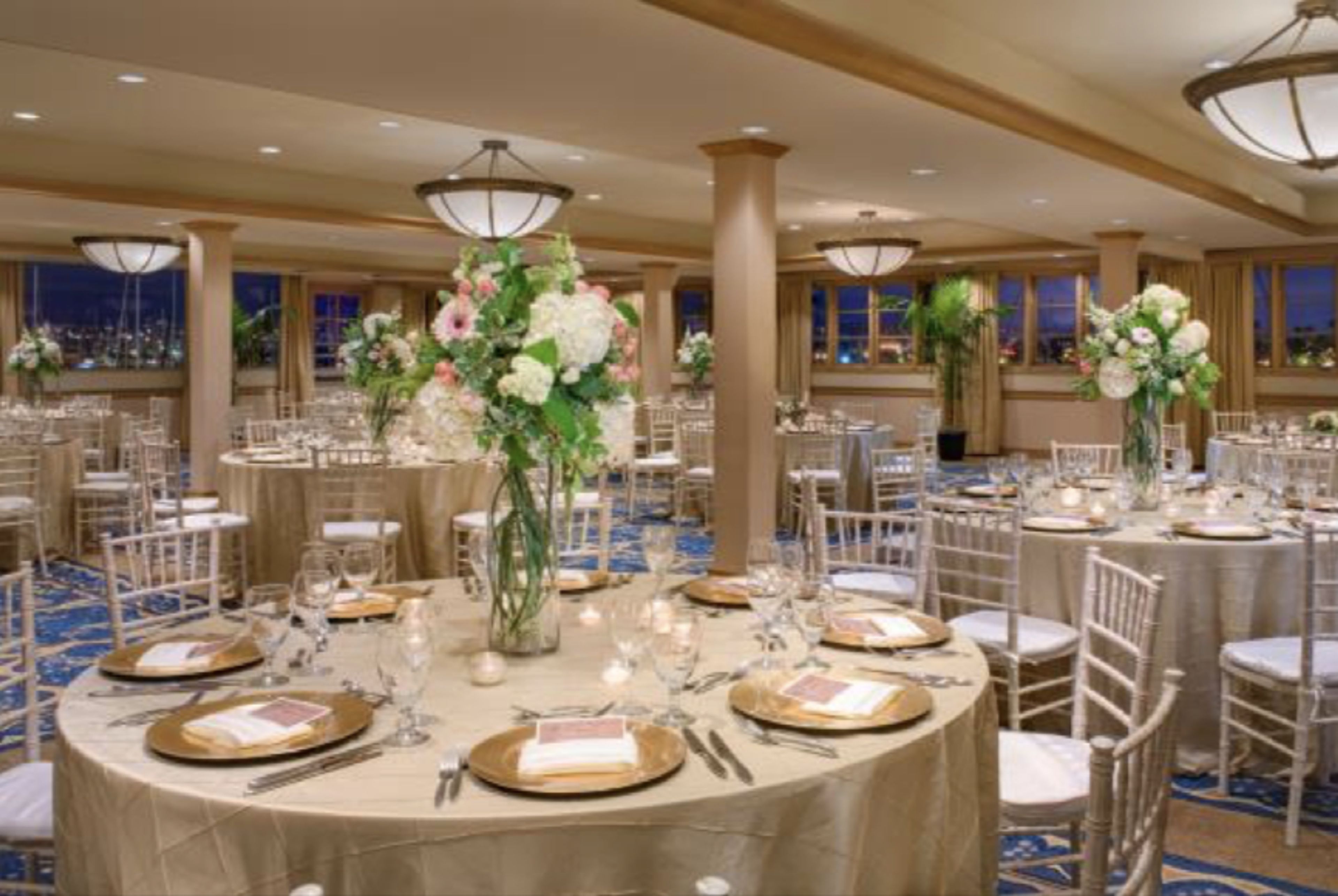 Marina Ballroom, an event space at Hilton San Diego Airport/Harbor Island