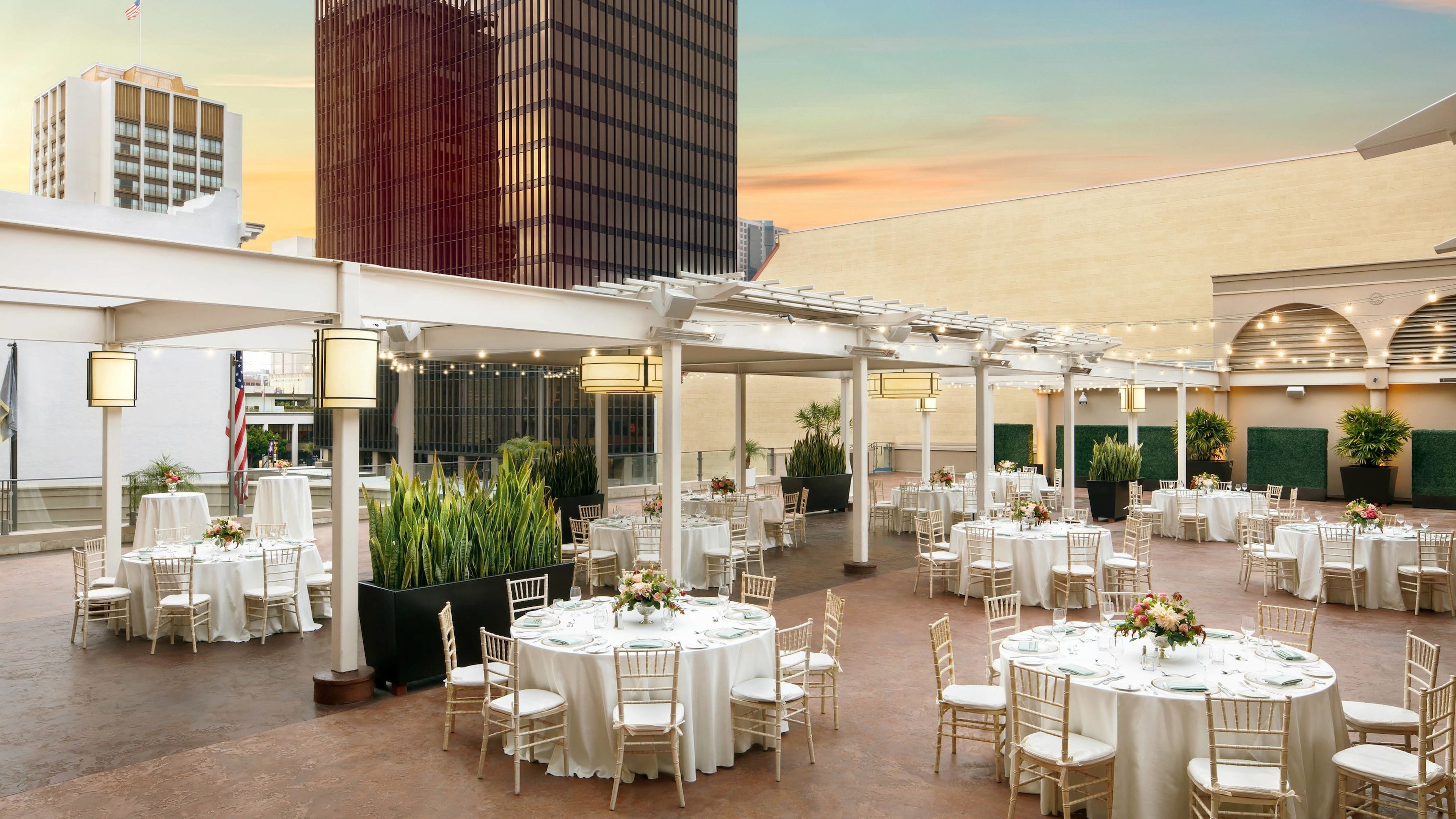 Garden Terrace, an event space at The Westin San Diego Gaslamp Quarter