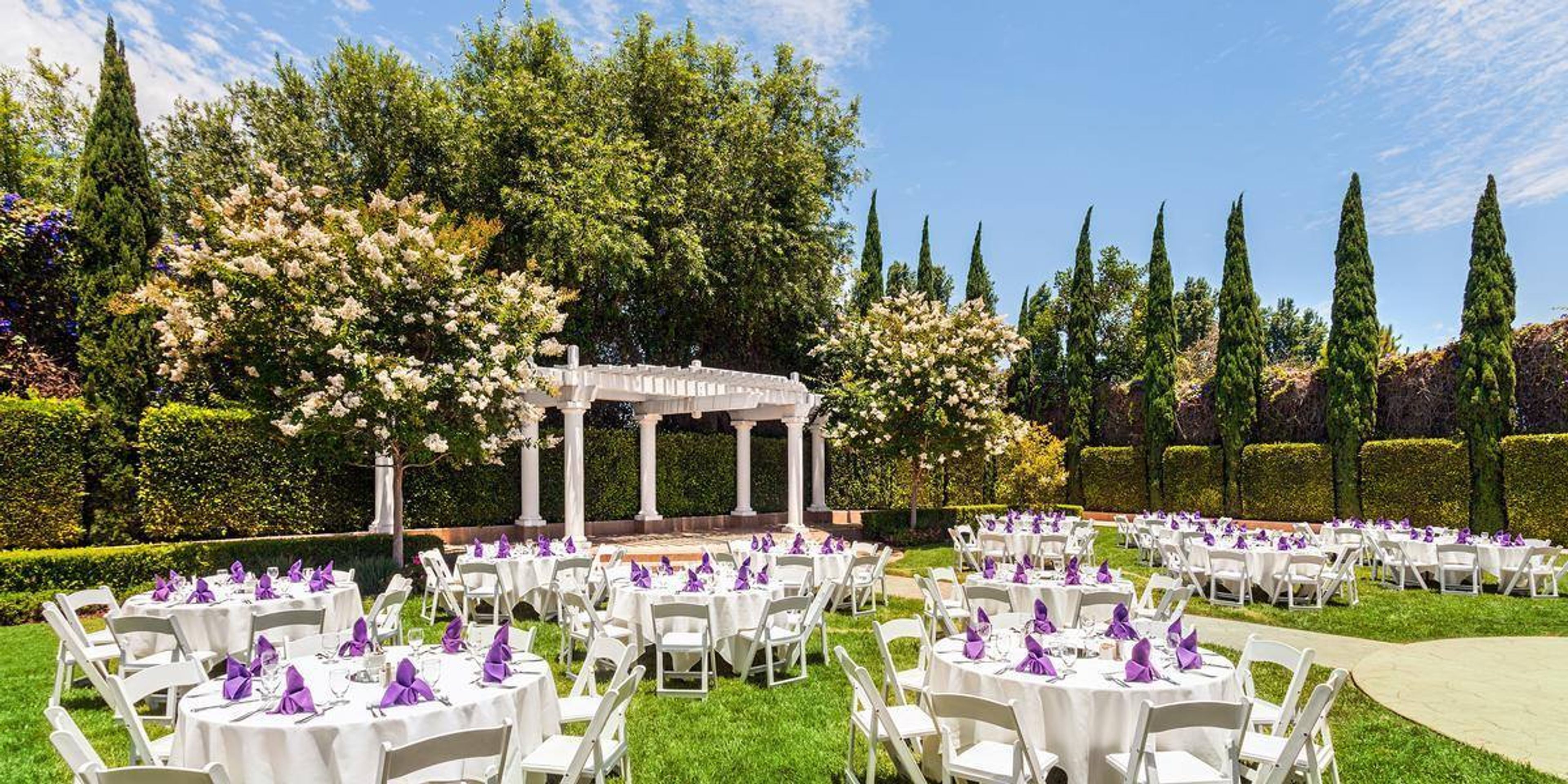 Terrace Garden, an event space at Handlery Hotel San Diego