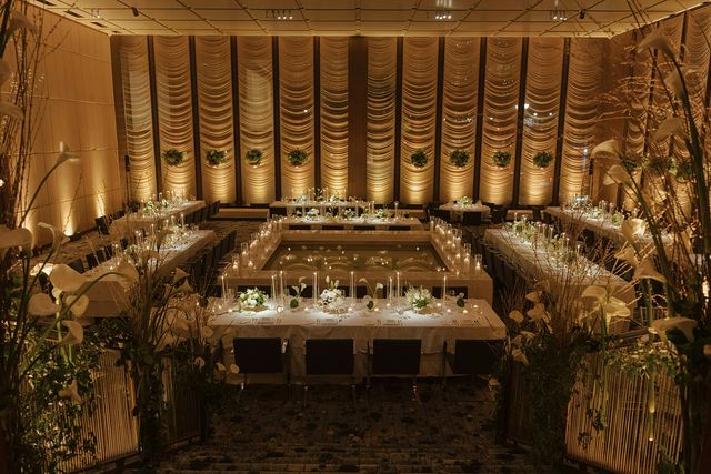 Featured photo from Inside this Iconic Wedding at THE POOL + THE GRILL with Golden Candlelight and Modern Elegance