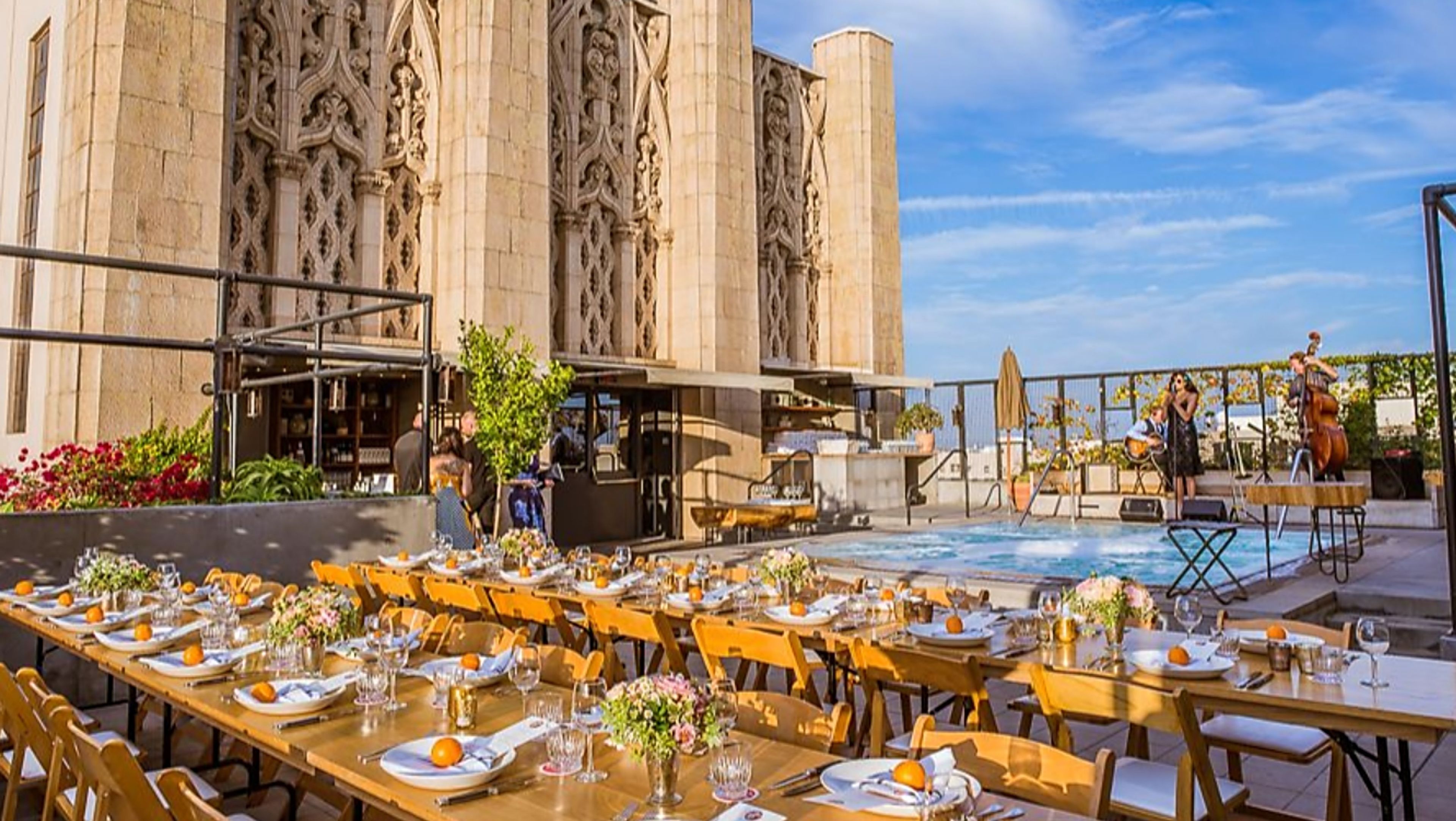 STILE Hotel Rooftop Pool + Bar / Lounge, an event space at The United Theater on Broadway & STILE DTLA