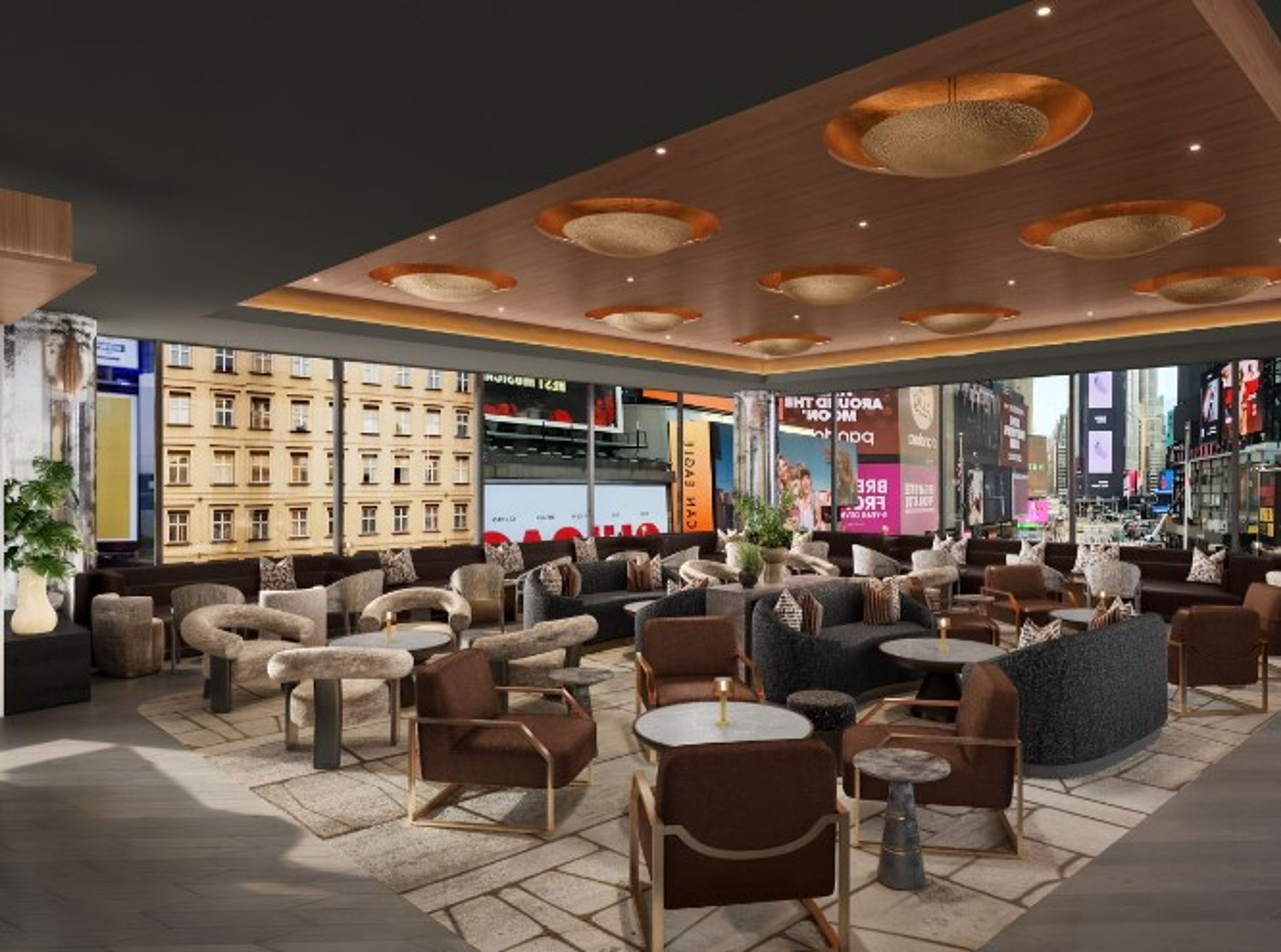 Bowtie Bar & Lounge, an event space at Renaissance Times Square