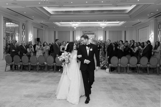 Featured photo from Explore this Boston Wedding with Fresh Seasonal Blooms and Ballroom Charm