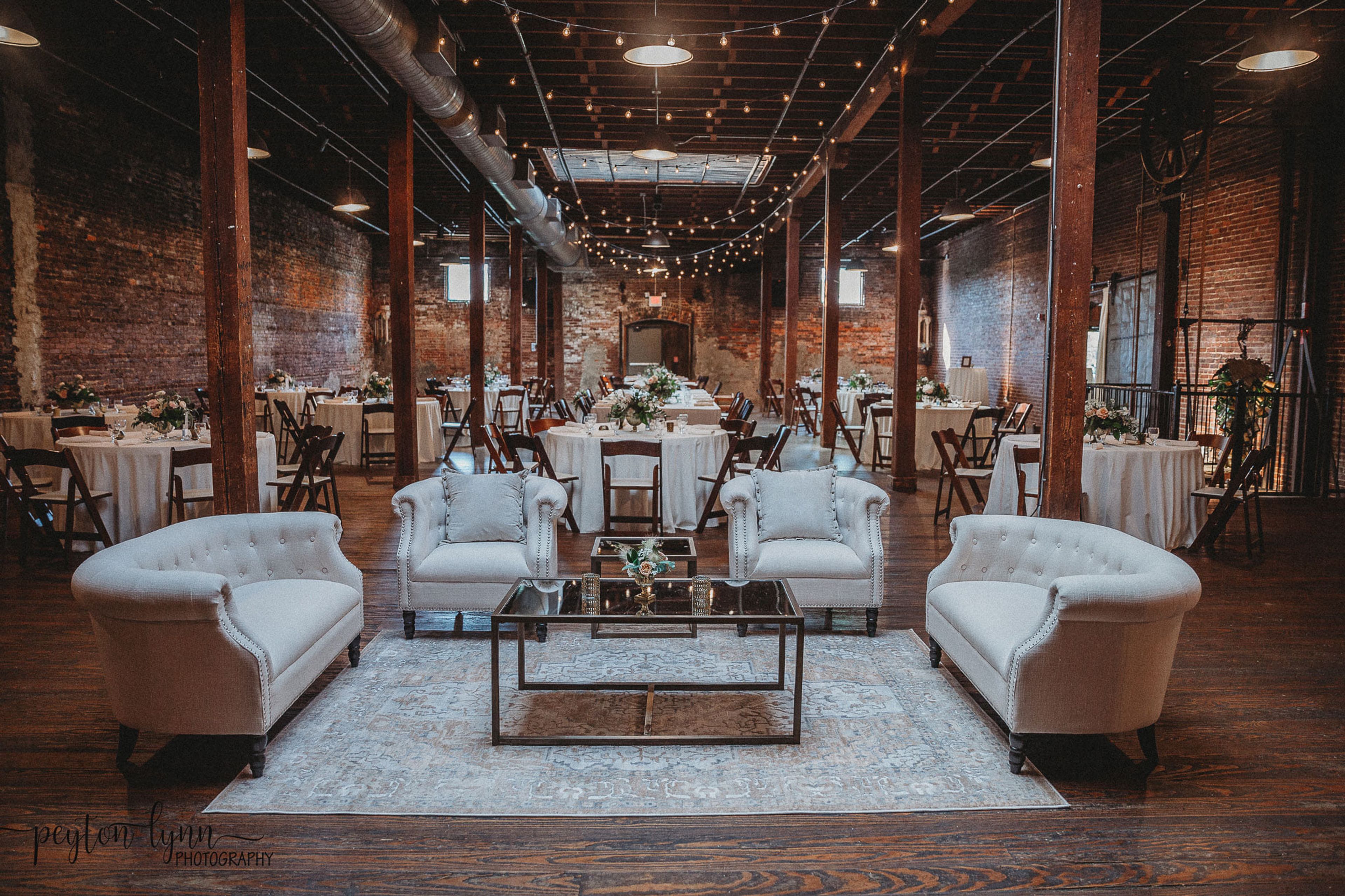 Brick and Crossing Room, an event space at B&A Warehouse