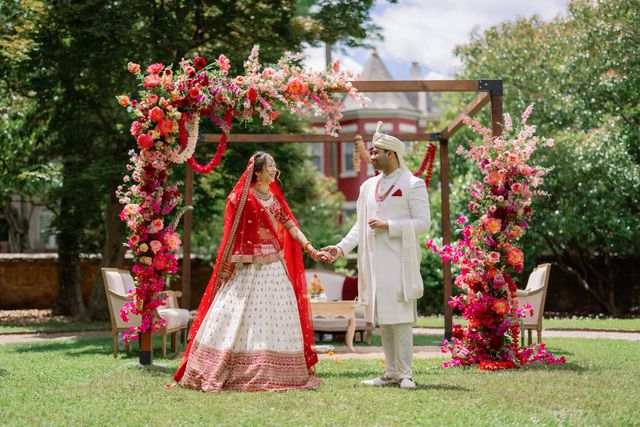 Featured photo from Chinese-Indian Wedding in Virginia with Modern Florals