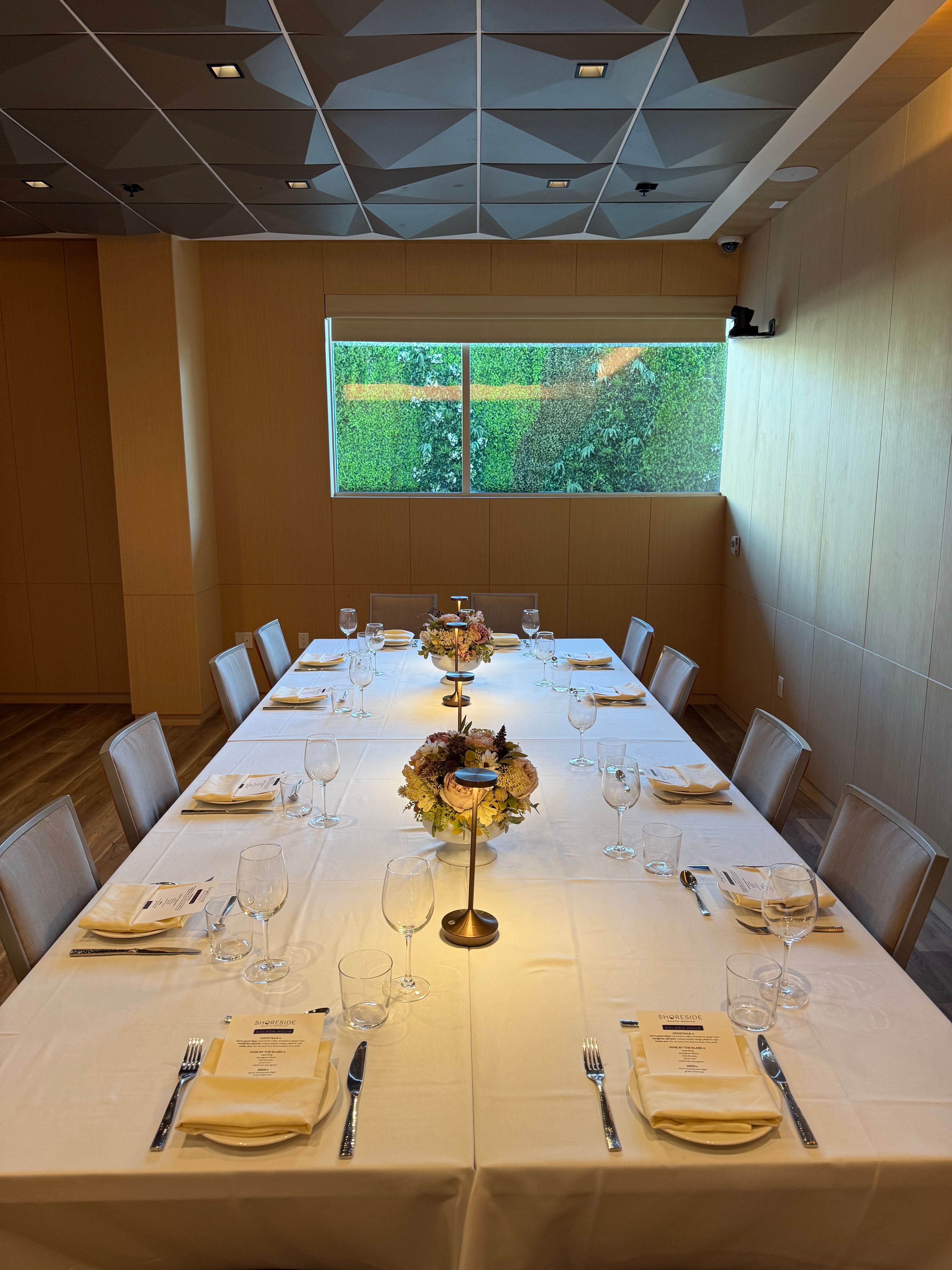 The Pearl Room, an event space at The Shore Hotel