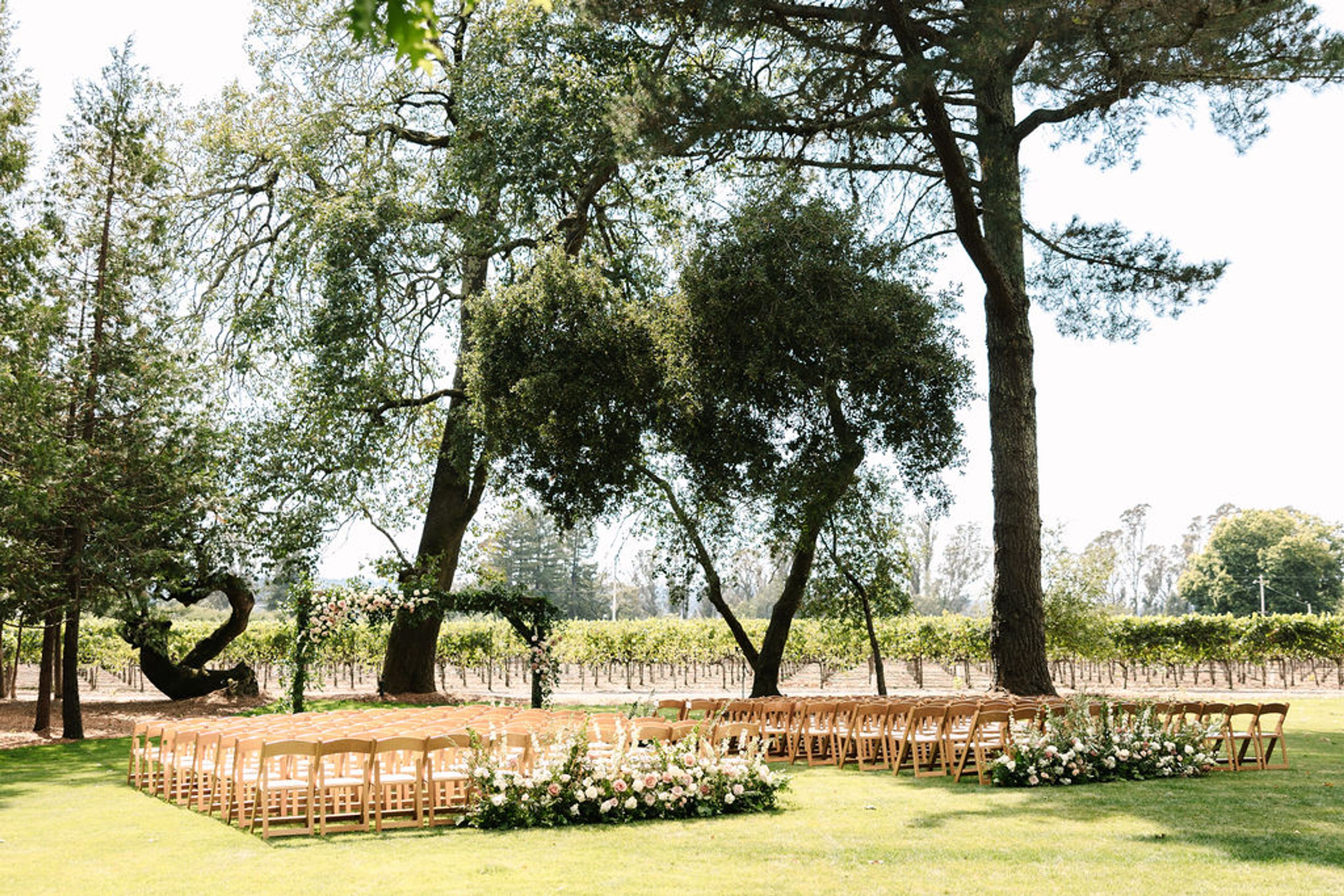 Oak Grove, an event space at Dutton Estate Winery