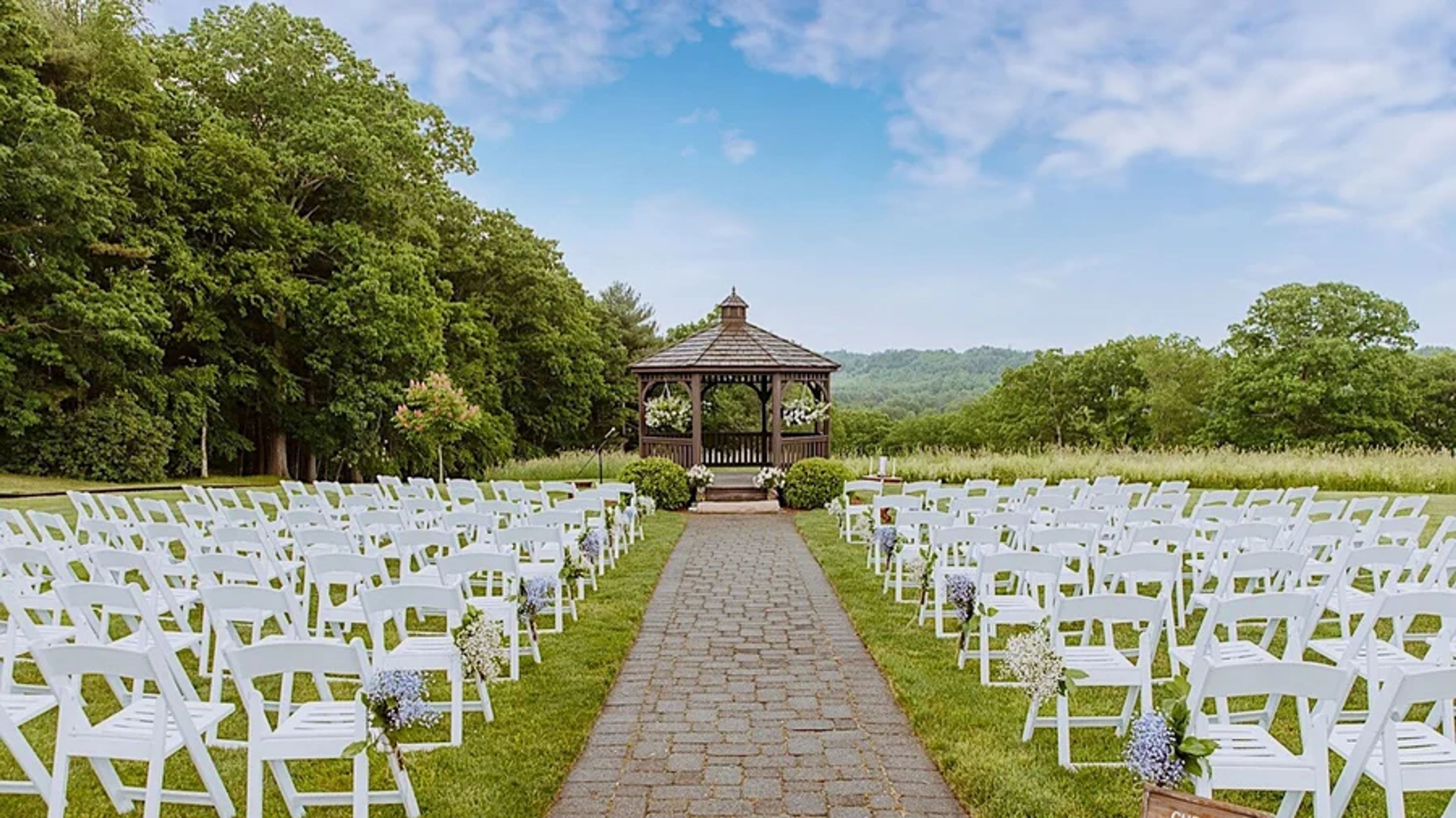 Garden Ceremony Site, an event space at Fern Hill Barn