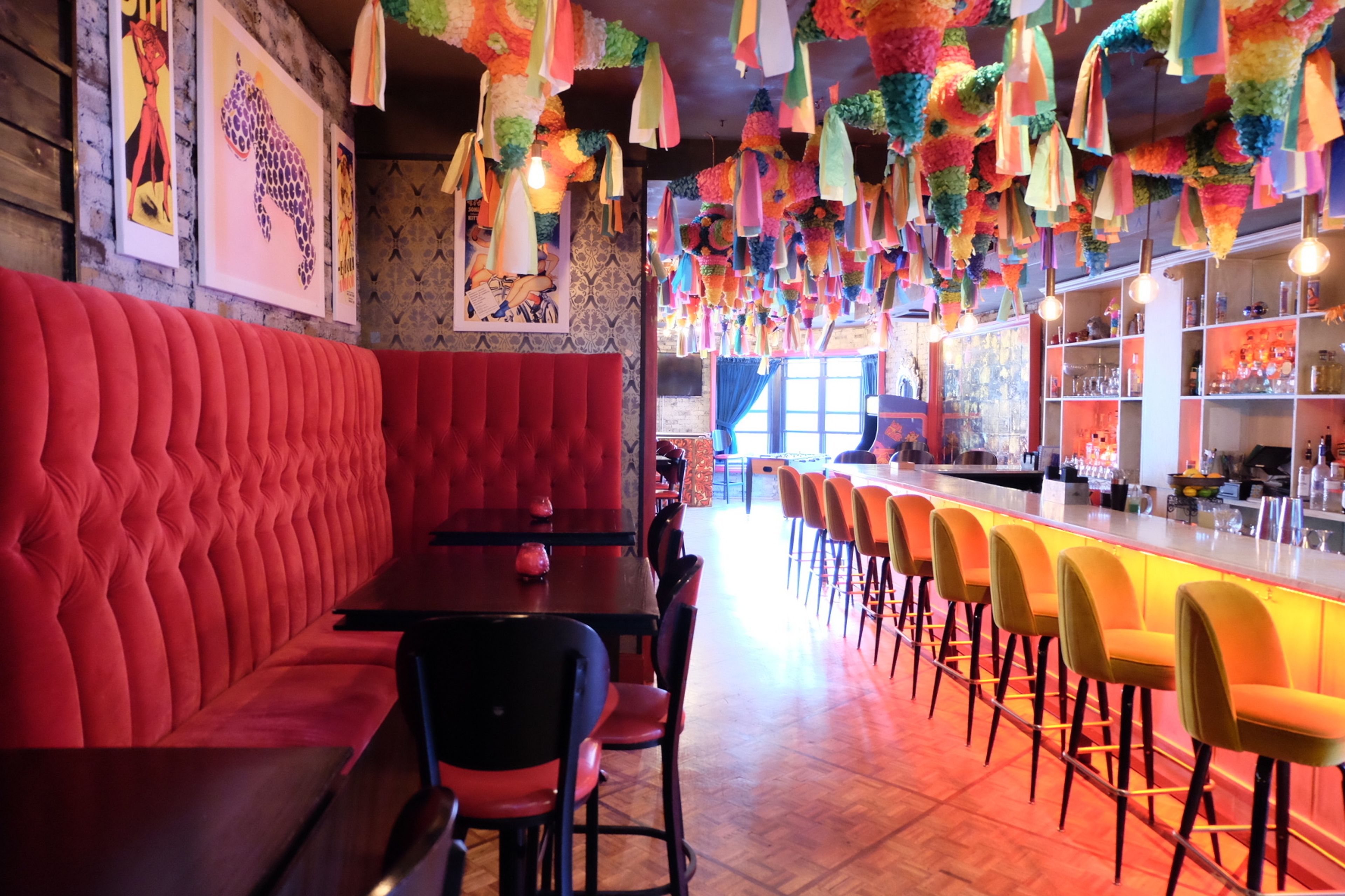 Main Dining Room, an event space at Broken English Taco Pub Old Town