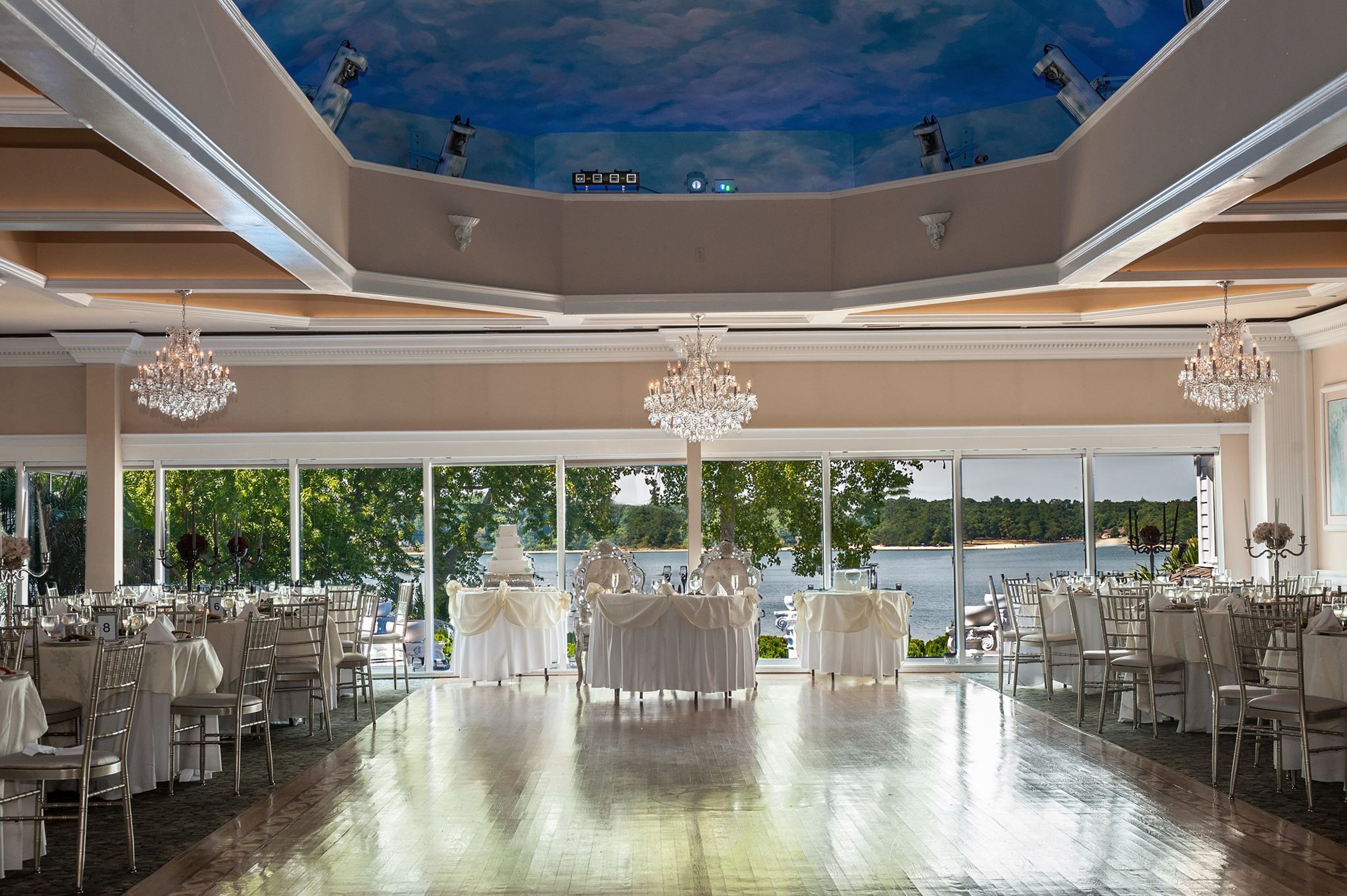 Main Ballroom, an event space at Windows on the Lake