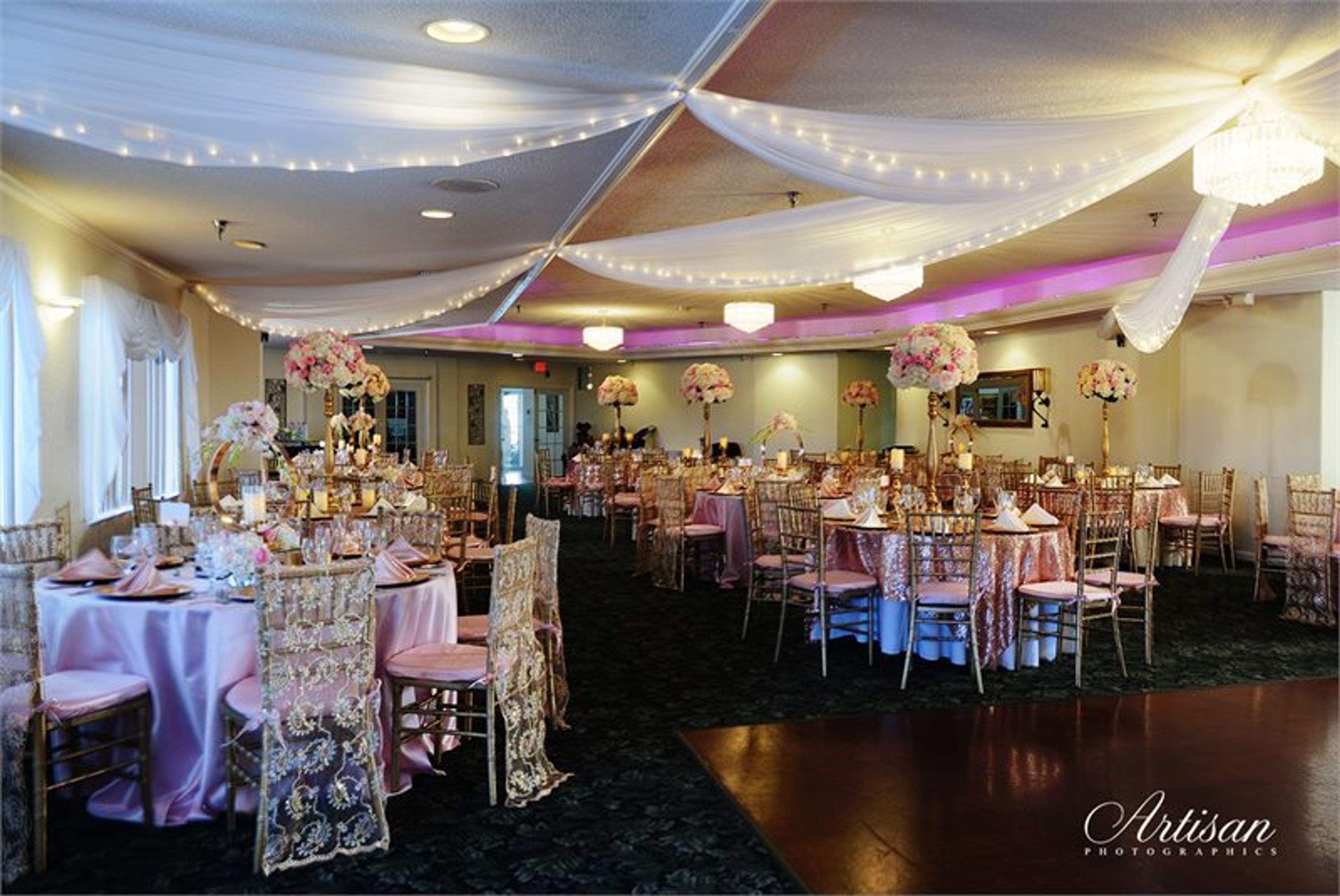 Banquet Room, an event space at Boca Dunes