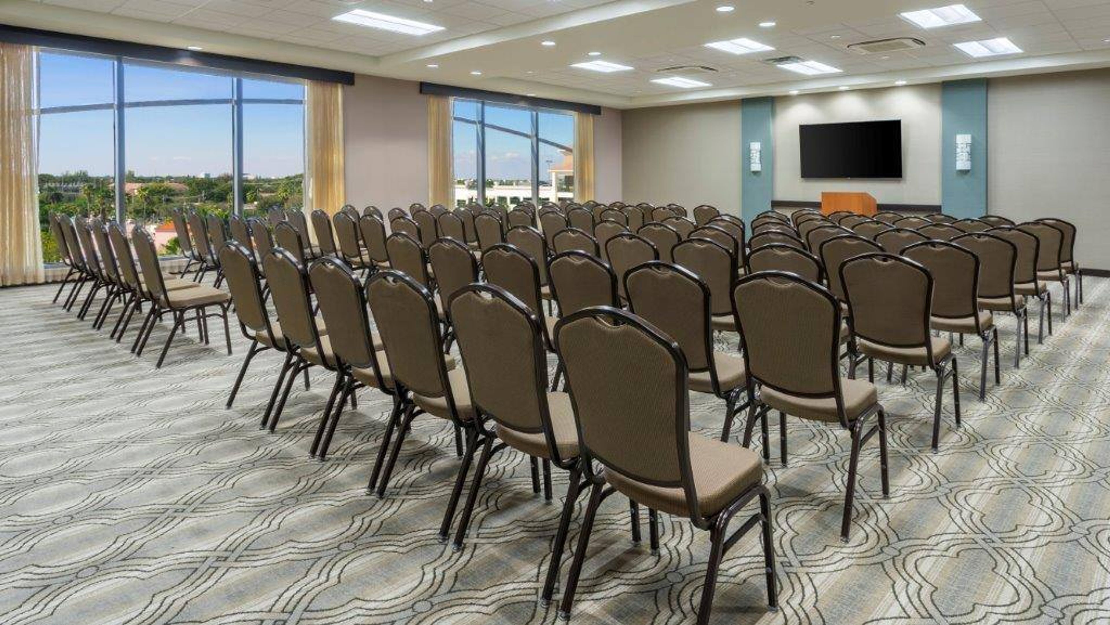 Grand Ballroom, an event space at Hyatt Place Boca Raton Downtown