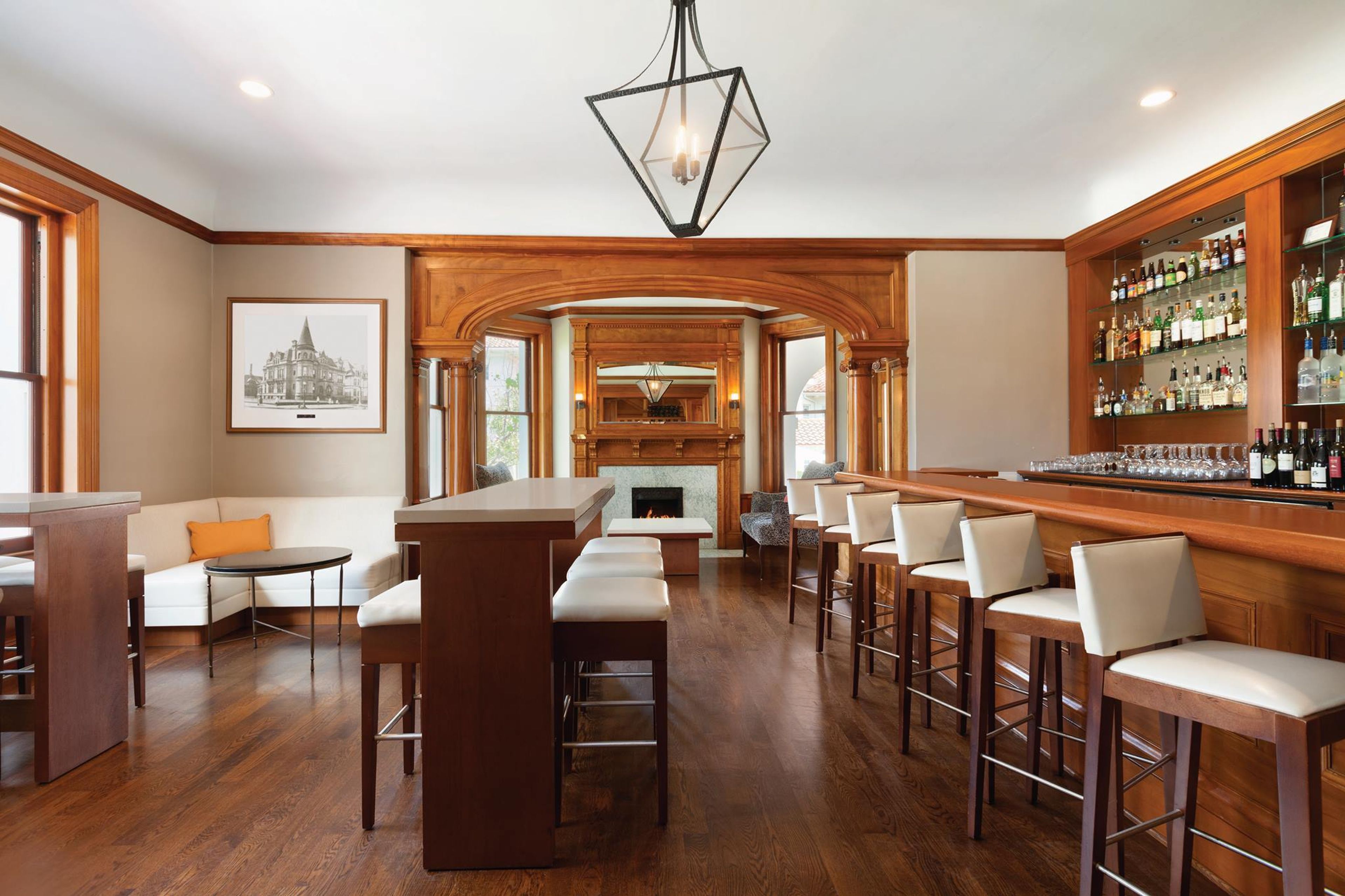Plaza Lounge, an event space at Hayes Mansion