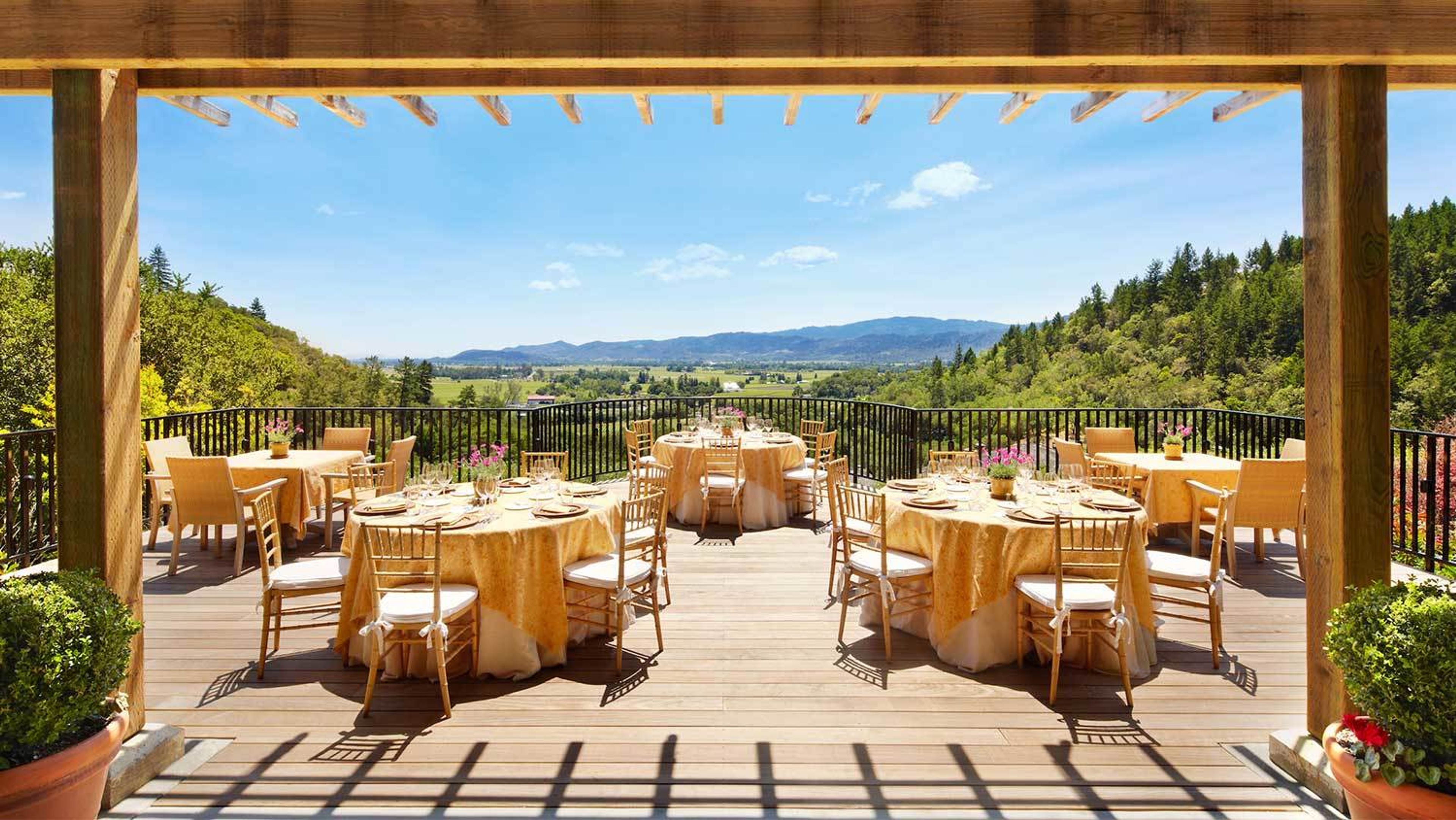 Vista I & II, an event space at Auberge du Soleil