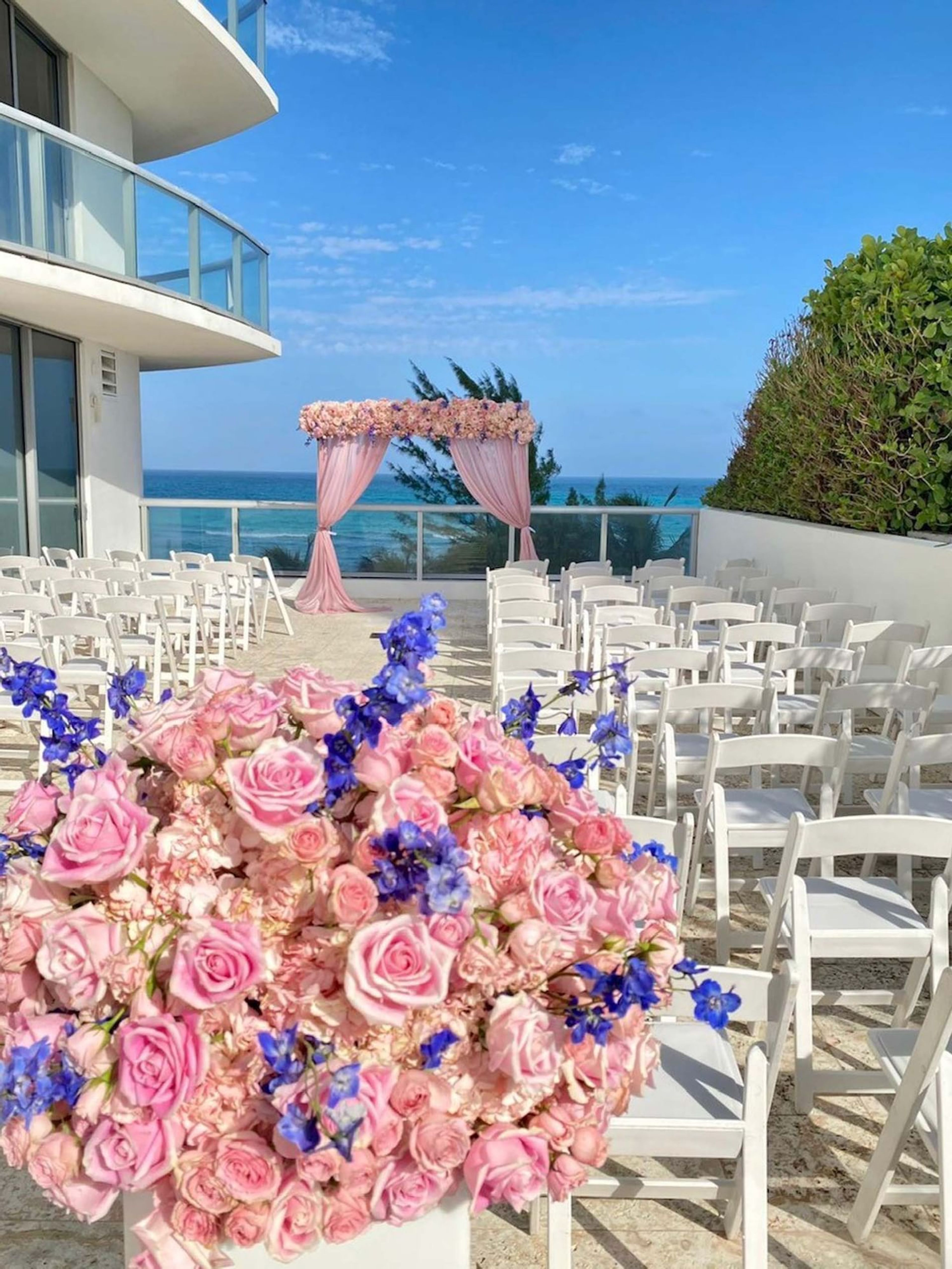 Atlantic Room and Terrace, an event space at Marenas Beach Resort and Spa Miami
