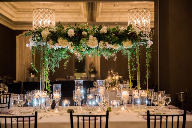 Featured photo from Elegant Green & White Ballroom Wedding