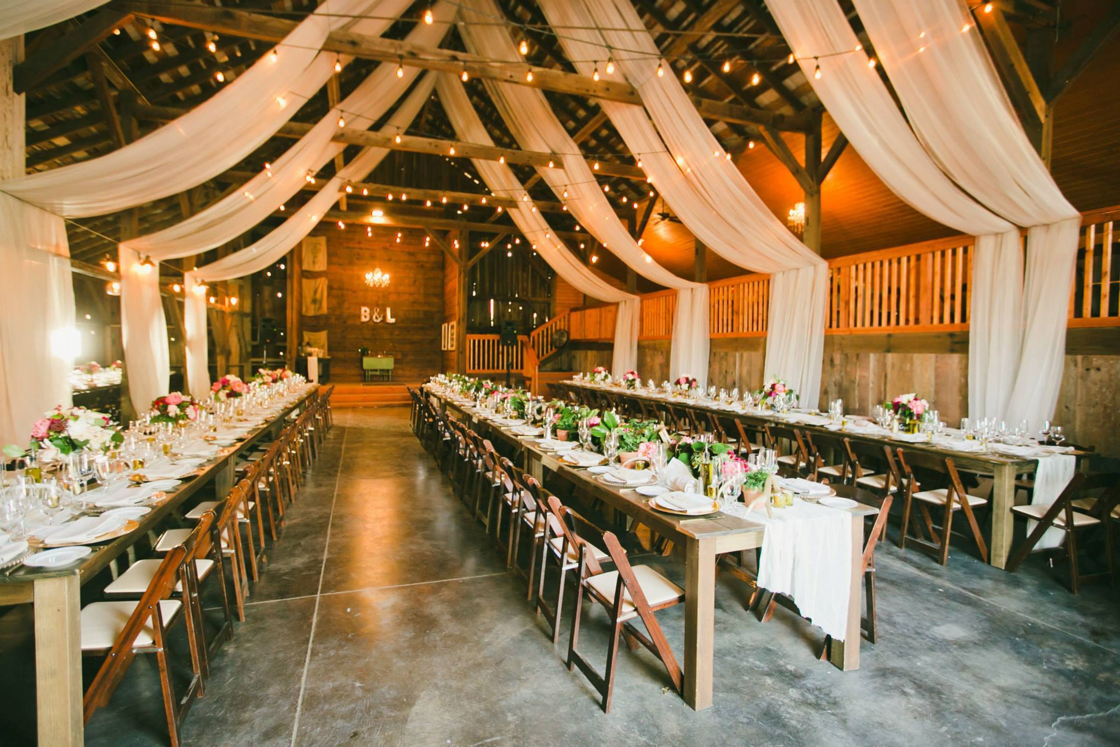 Historic Barn, an event space at Olympia's Valley Estate