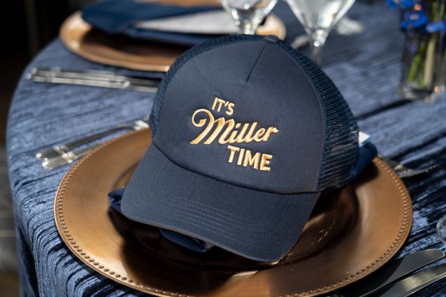 Featured photo from See This Modern Bar Mitzvah at Pier Sixty with Monogrammed Accents and a Navy and Gold Color Palette