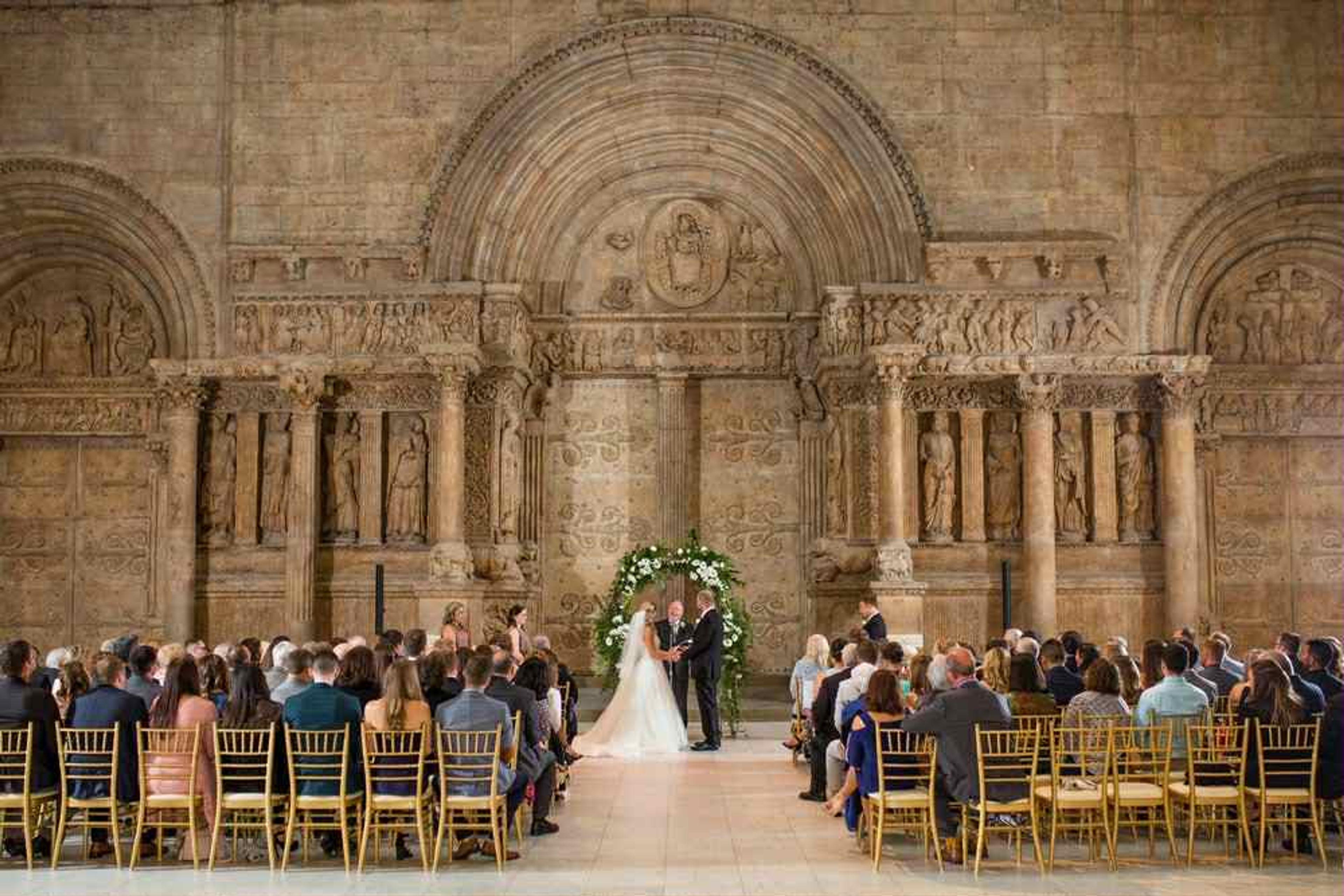 Hall of Architecture, an event space at Carnegie Museums of Art and Natural History