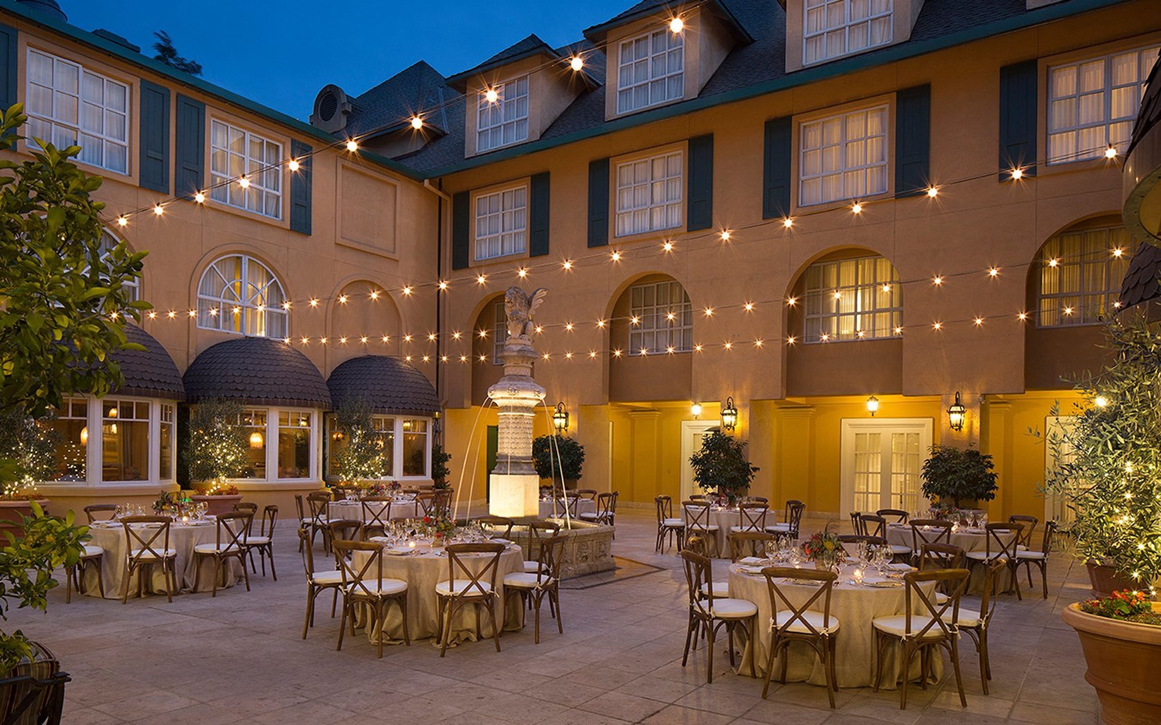 Fountain Courtyard, an event space at The Lafayette Park Hotel & Spa