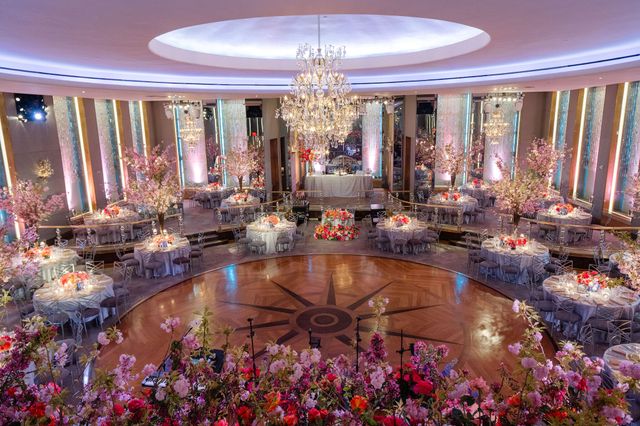 Featured photo from See This Elegant Wedding Defined by Cascading Flowers and Sculptural Centerpieces at Rainbow Room NYC