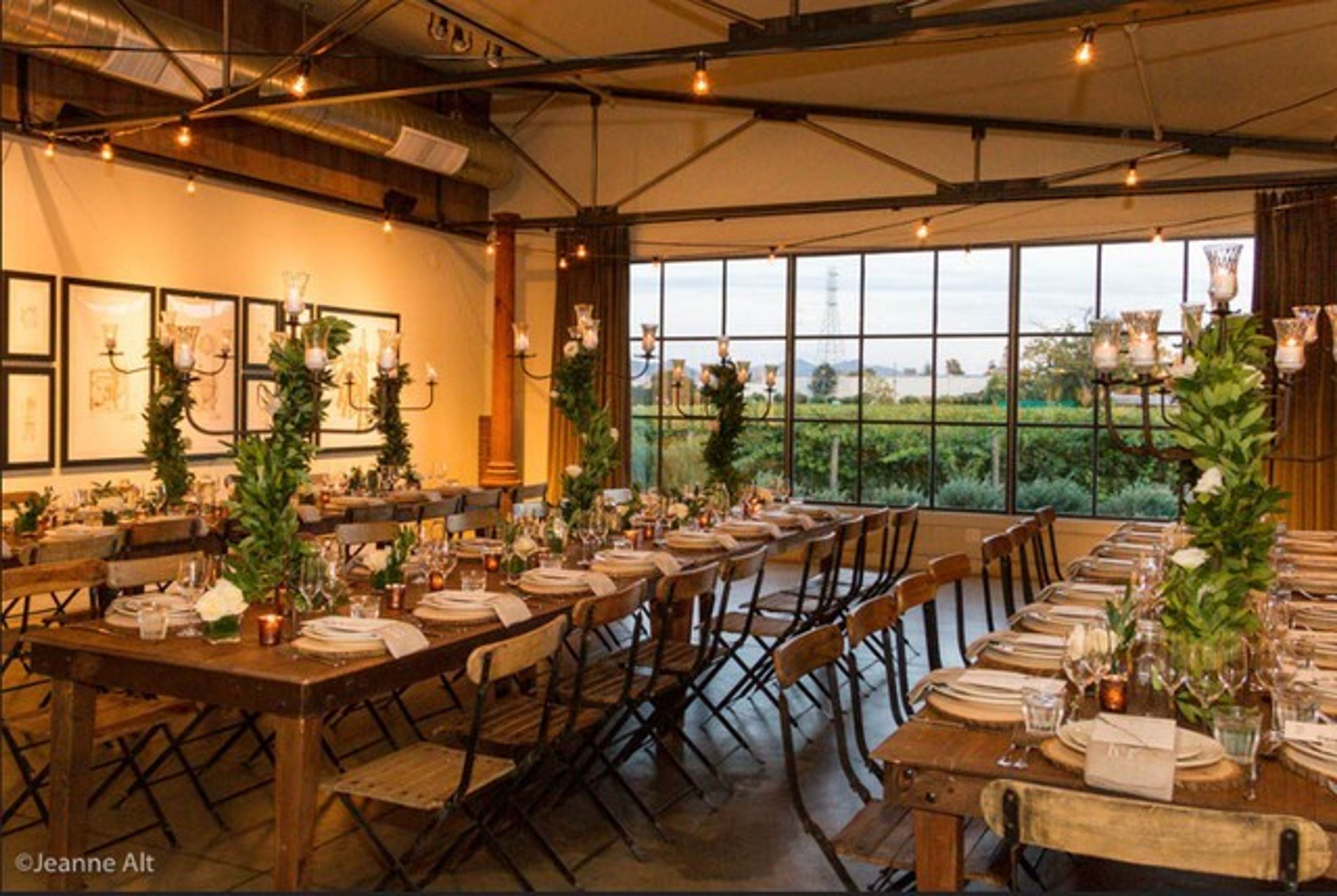 Barn, an event space at Farmstead at Long Meadow Ranch