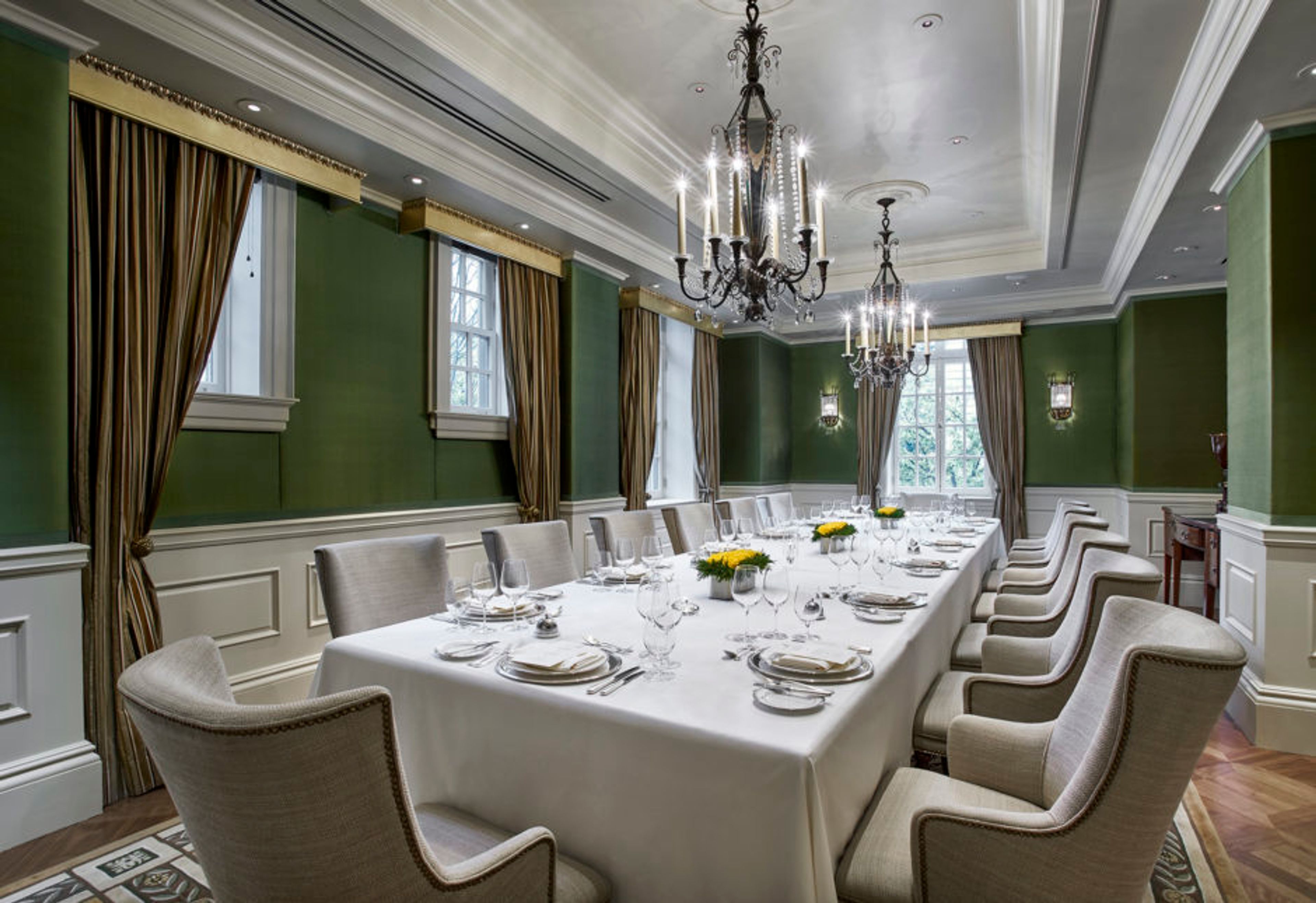 Parlor Boardroom, an event space at The Jefferson, Washington, D.C.