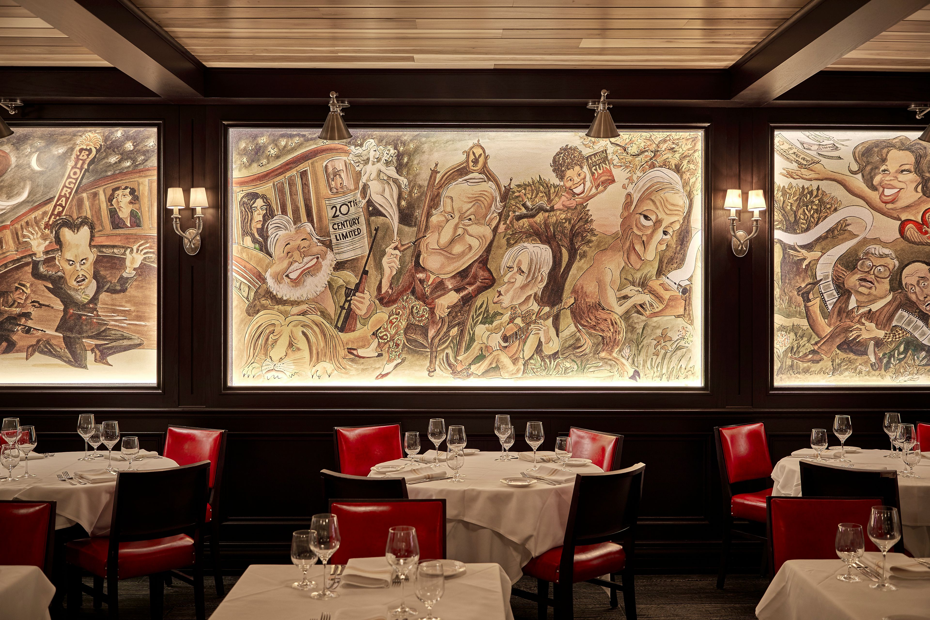 Downstairs, an event space at La Storia Ristorante