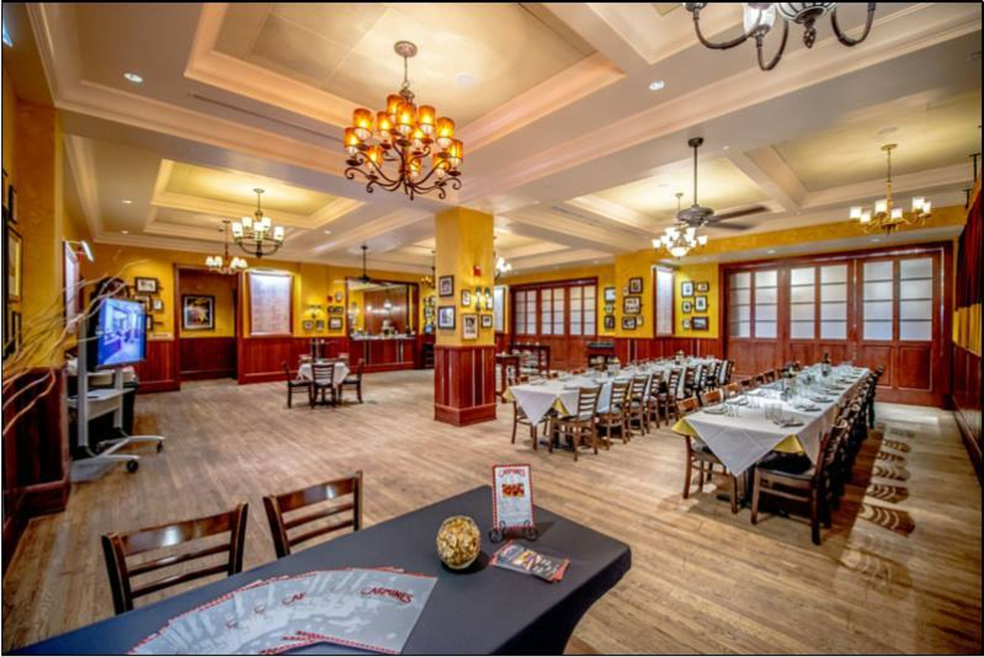 Back Dining Room, an event space at Carmine's Washington DC