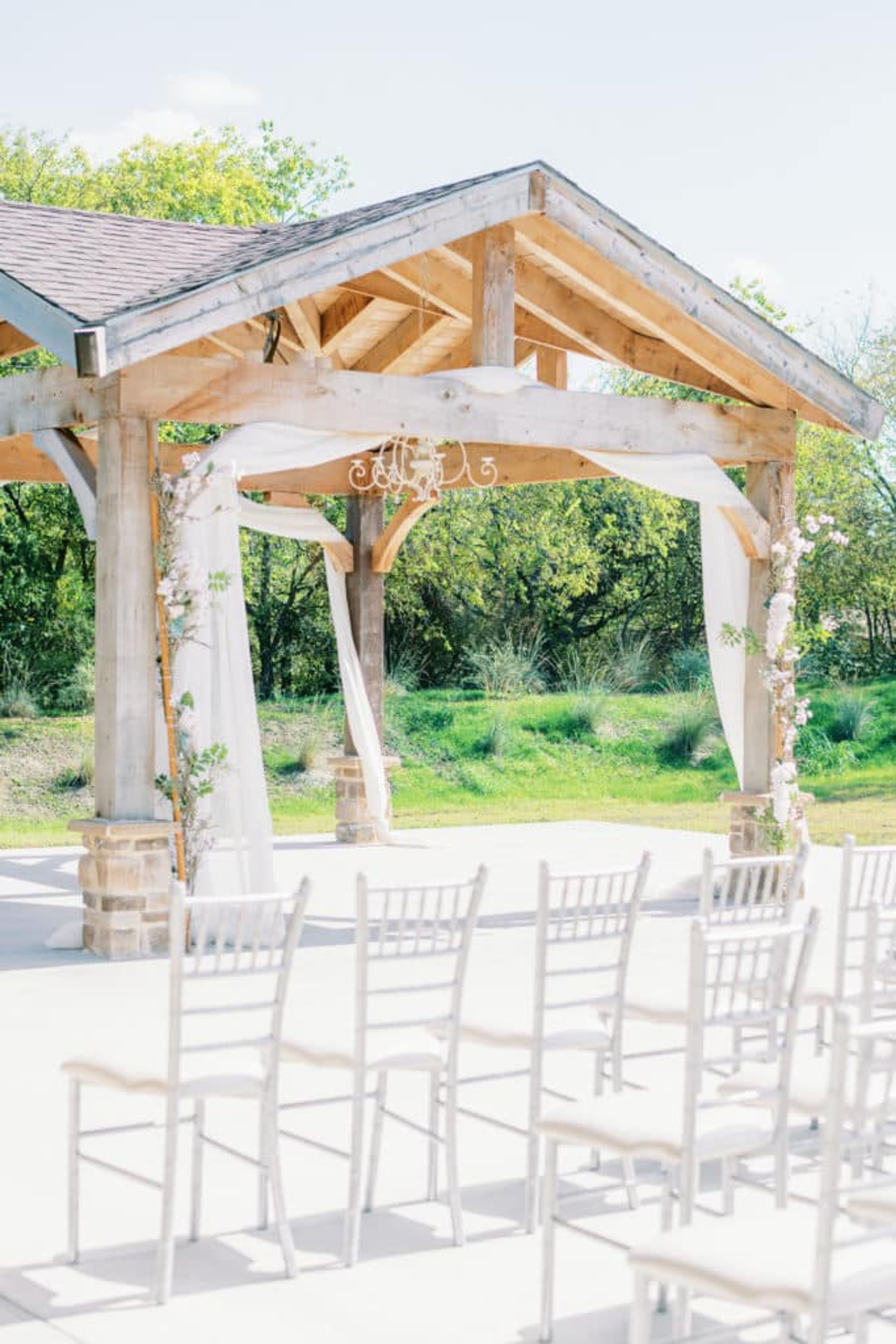 Outdoor Wedding Arbor, an event space at The Kalla Events Center