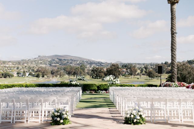 Featured photo from See This Sunlit Carlsbad Celebration with Palm-Bordered Grounds and White Facades