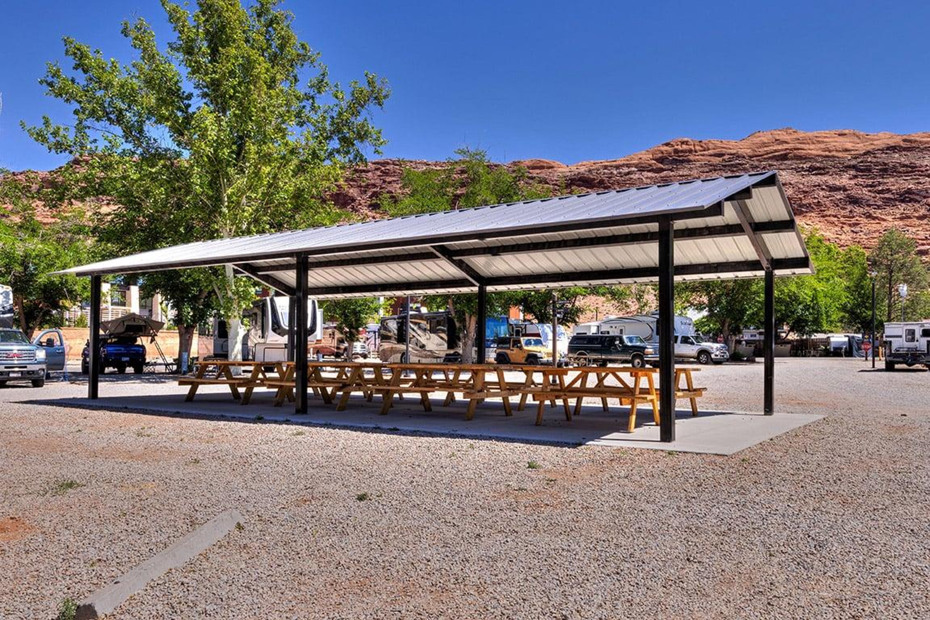 Outdoor Pavilion, an event space at Archview Resort