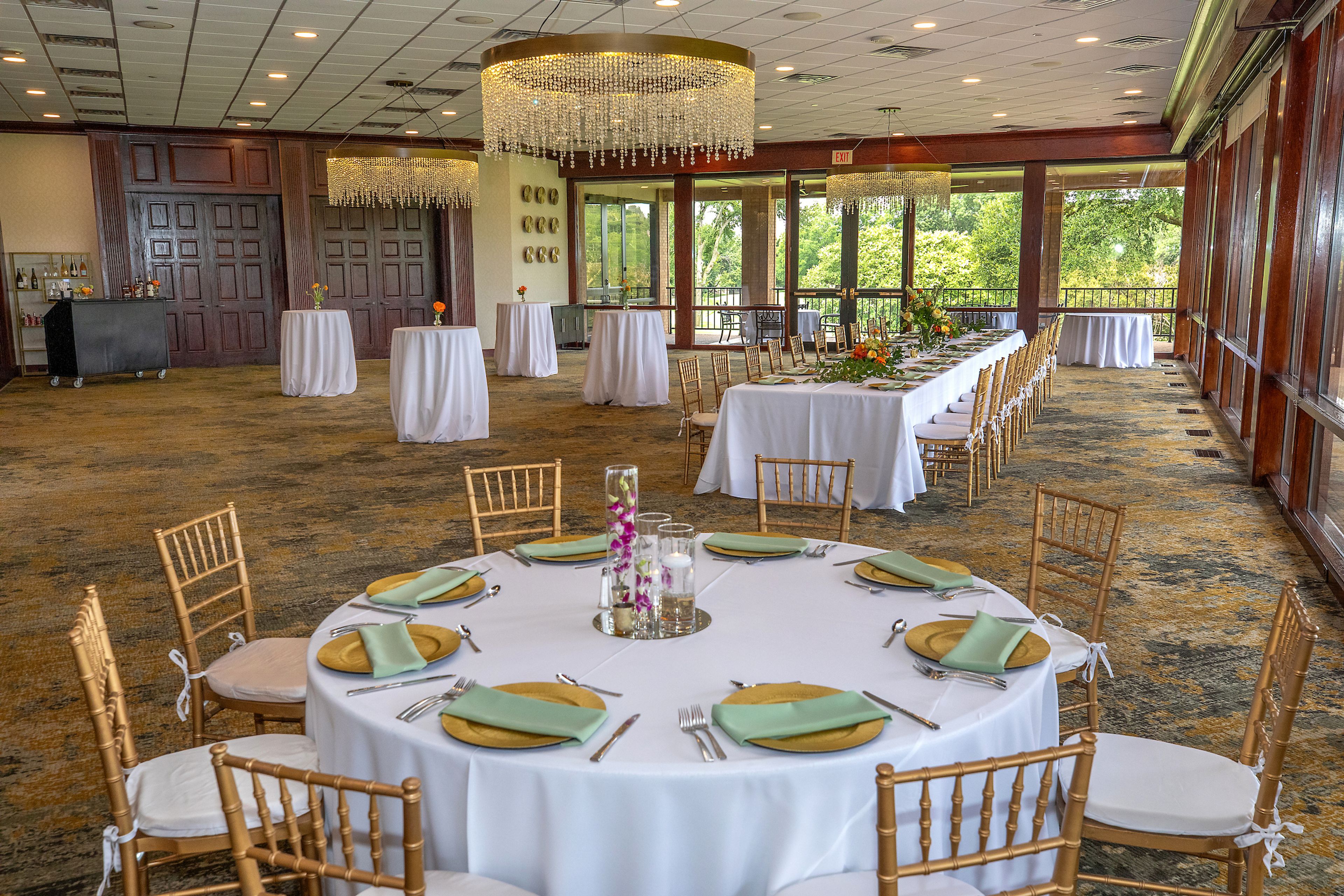 Gleneagles Room, an event space at Gleneagles Country Club