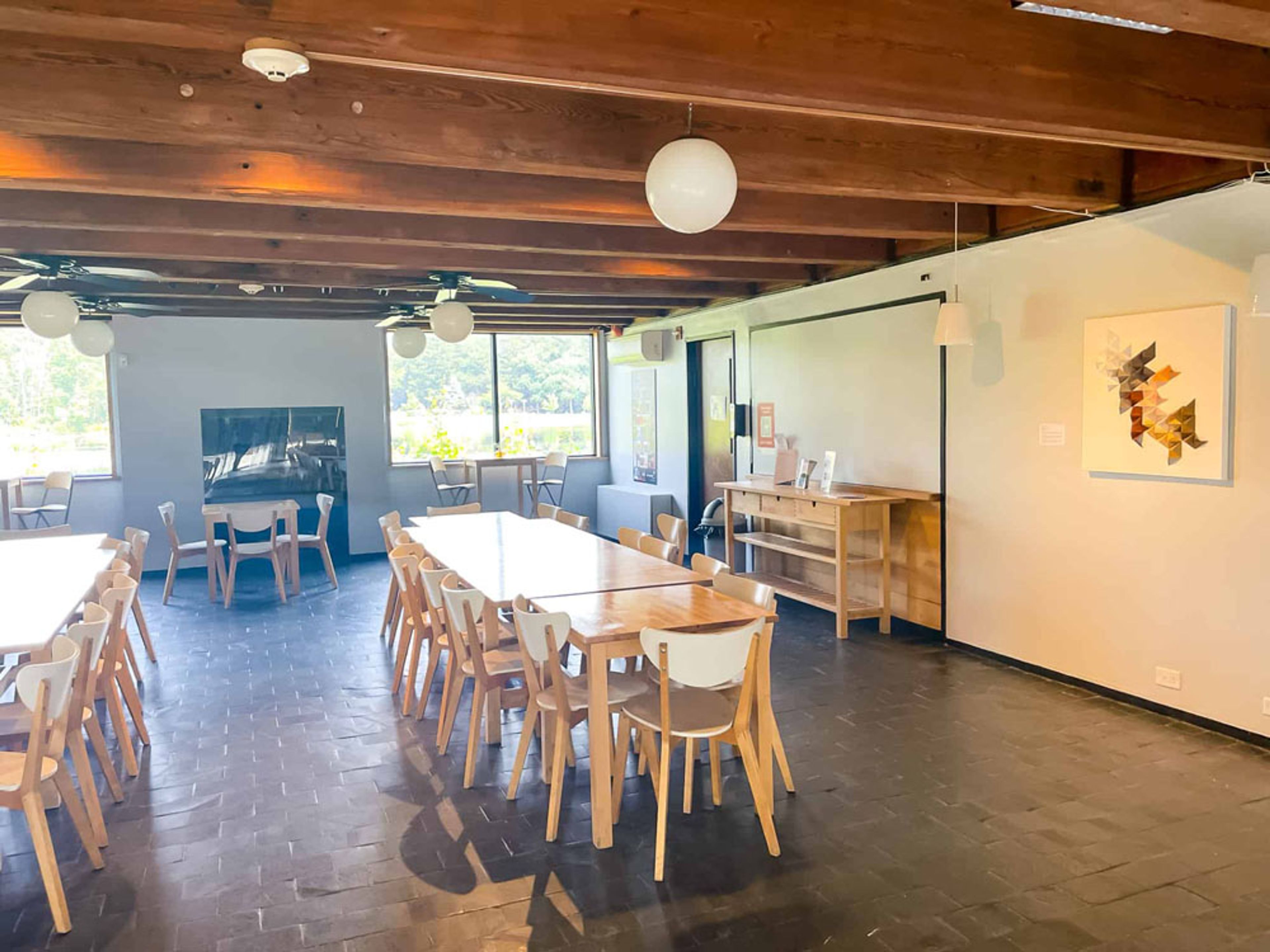 Museum Lounge, an event space at Fuller Craft Museum