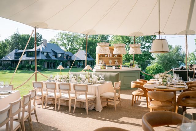 Featured photo from This Tented North Shore Estate Wedding Blended Timeless Florals with a Picturesque Setting