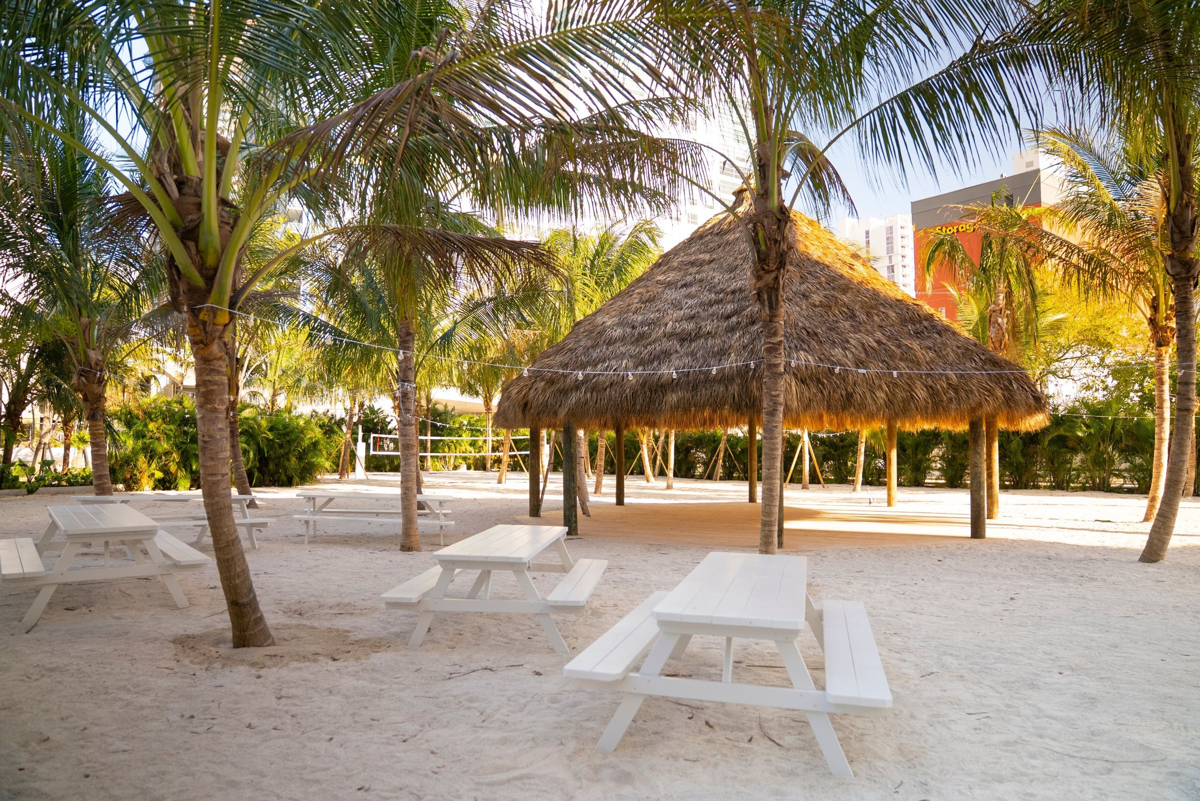 Tikihut Park, an event space at Flow Brickell