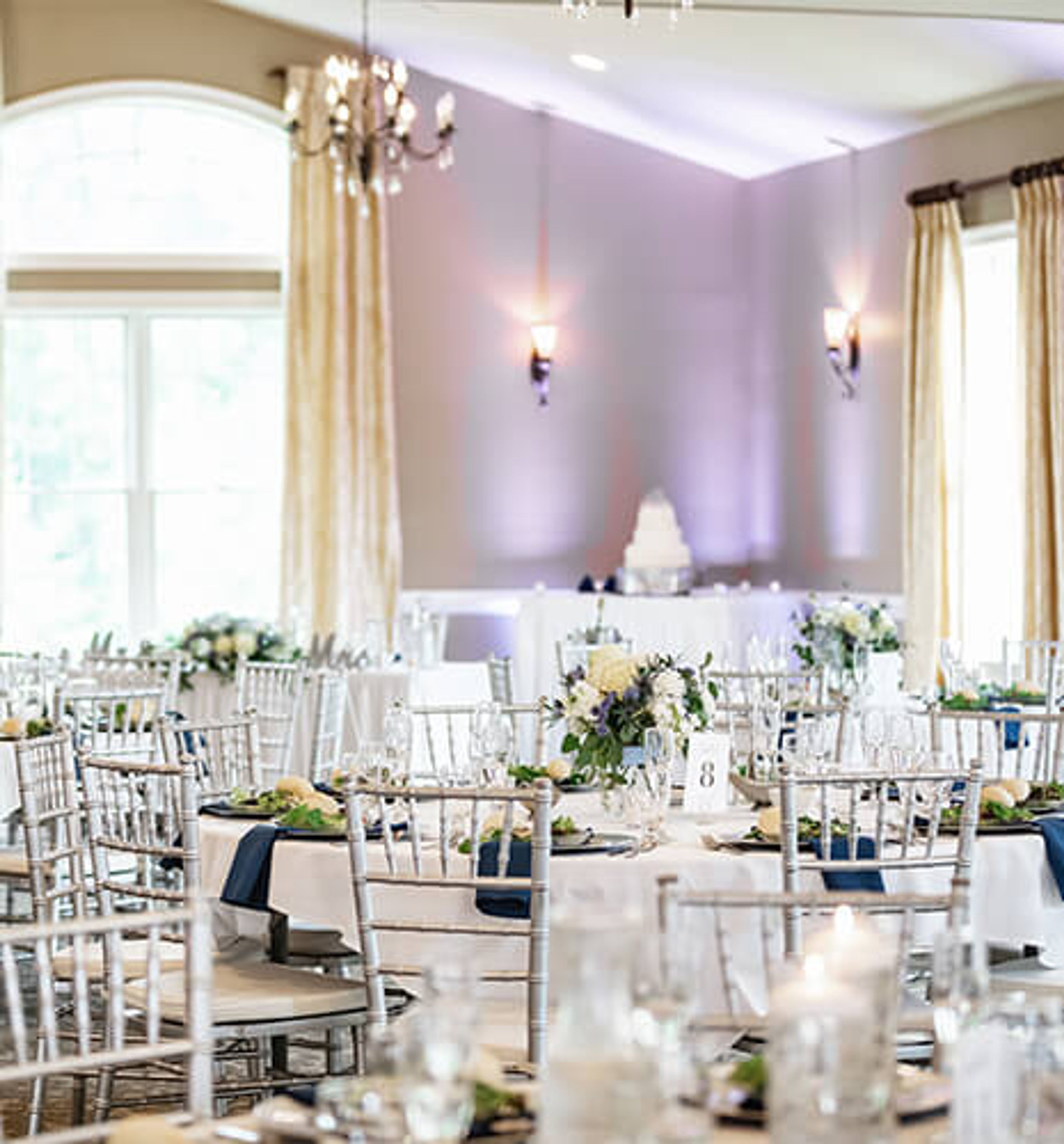 The Celebrations Ballroom, an event space at Sand Springs Country Club