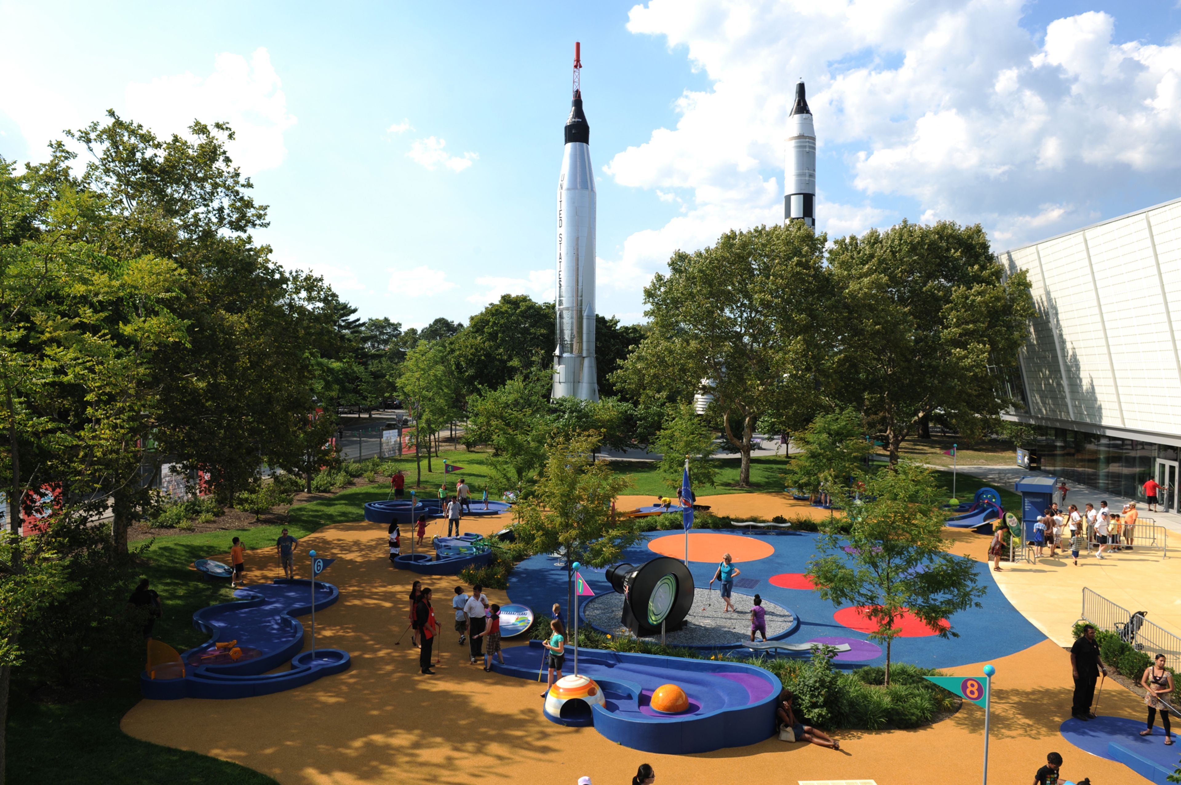 Rocket Park, an event space at New York Hall of Science