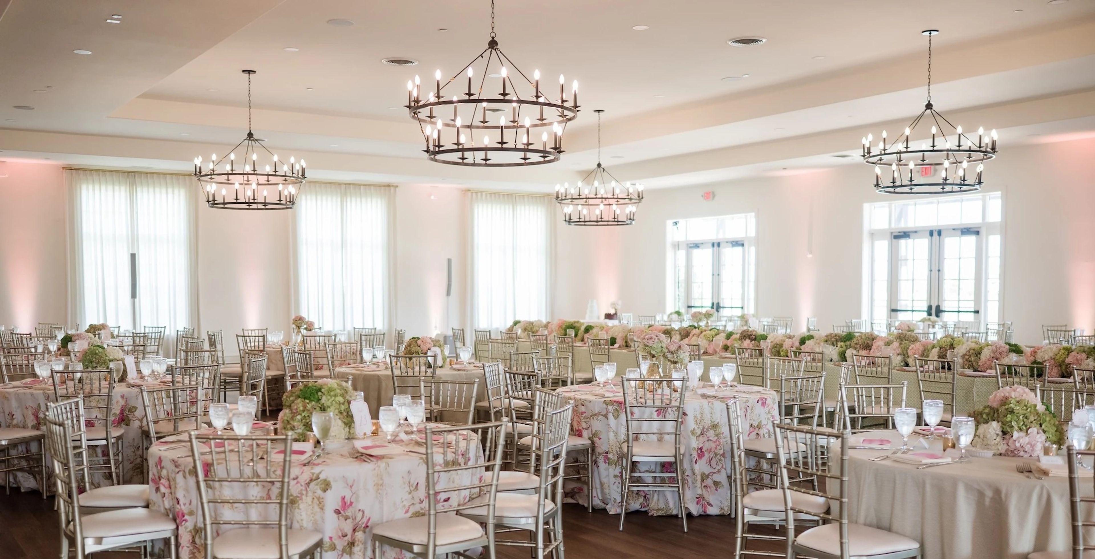 Reception Hall, an event space at Chapel at Palacios