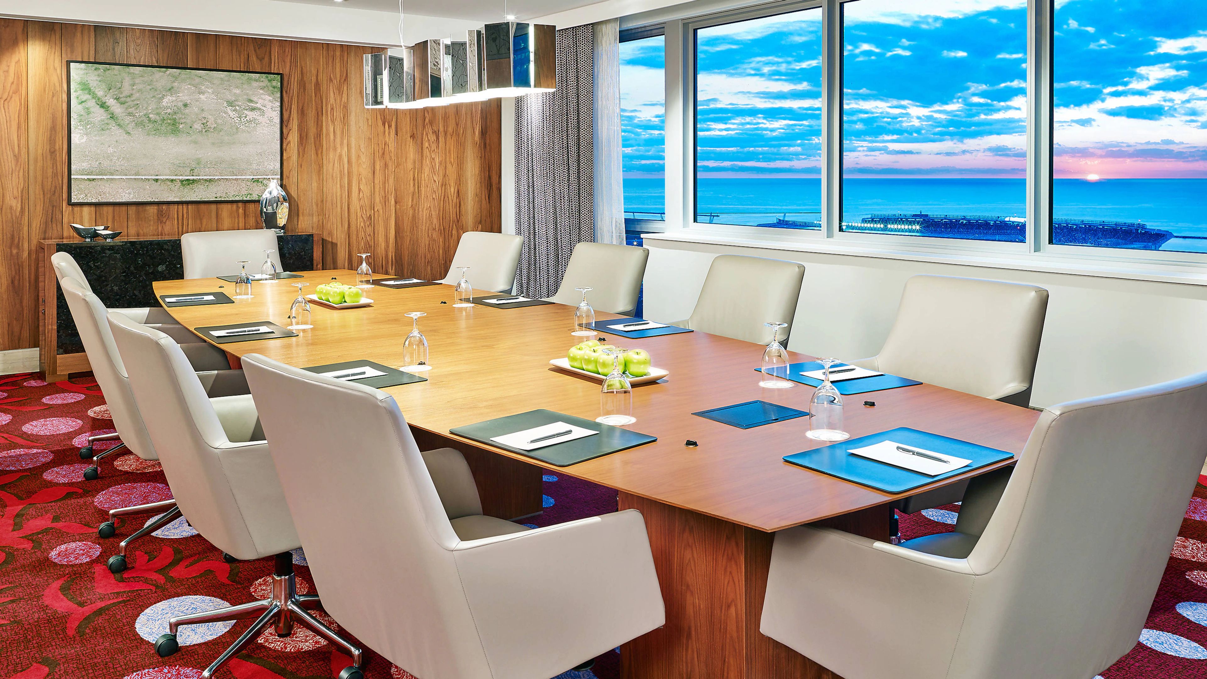 Executive Boardroom, an event space at The Westin Cleveland Downtown