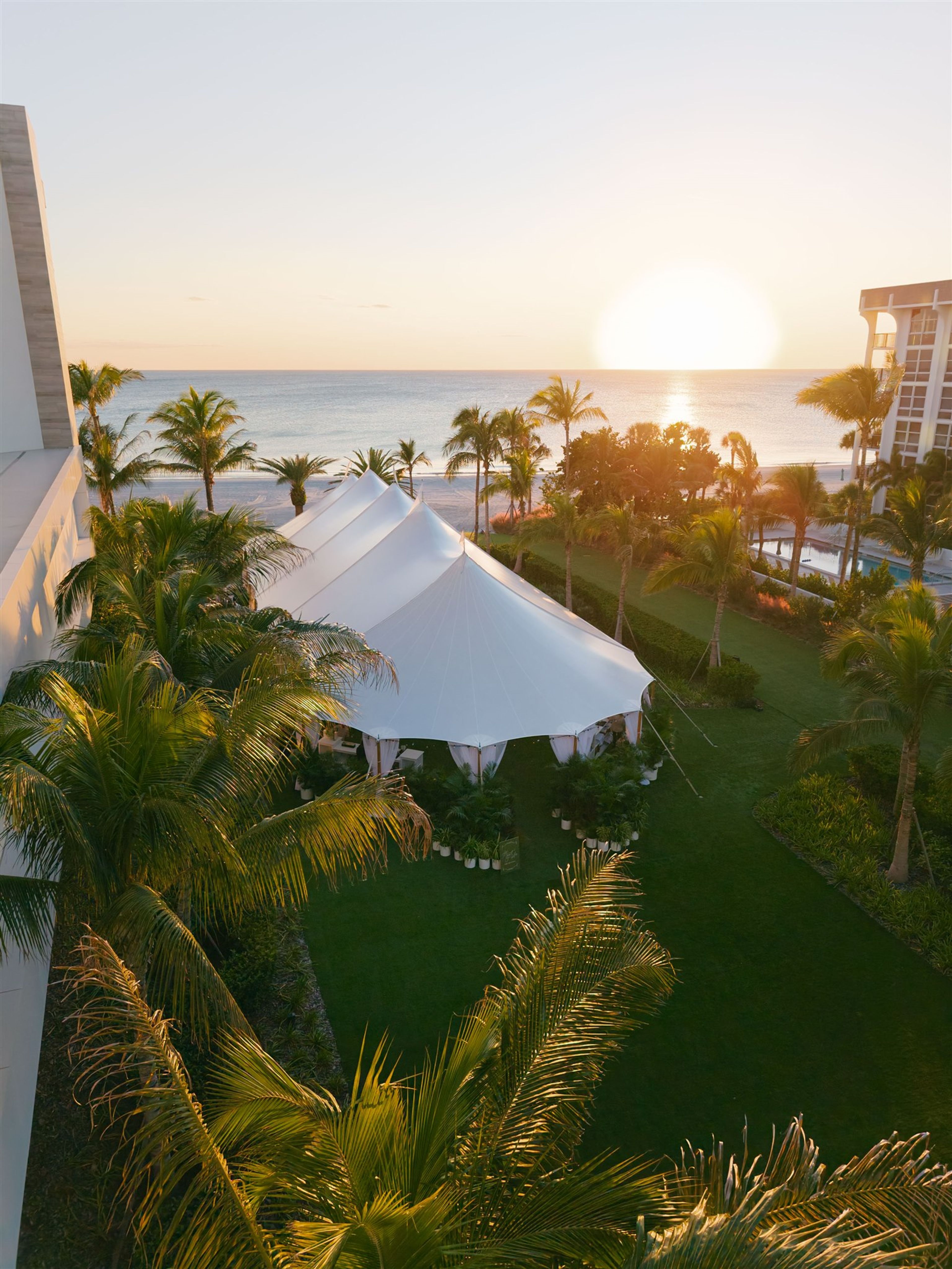Great Lawn, an event space at St. Regis Longboat Key Resort
