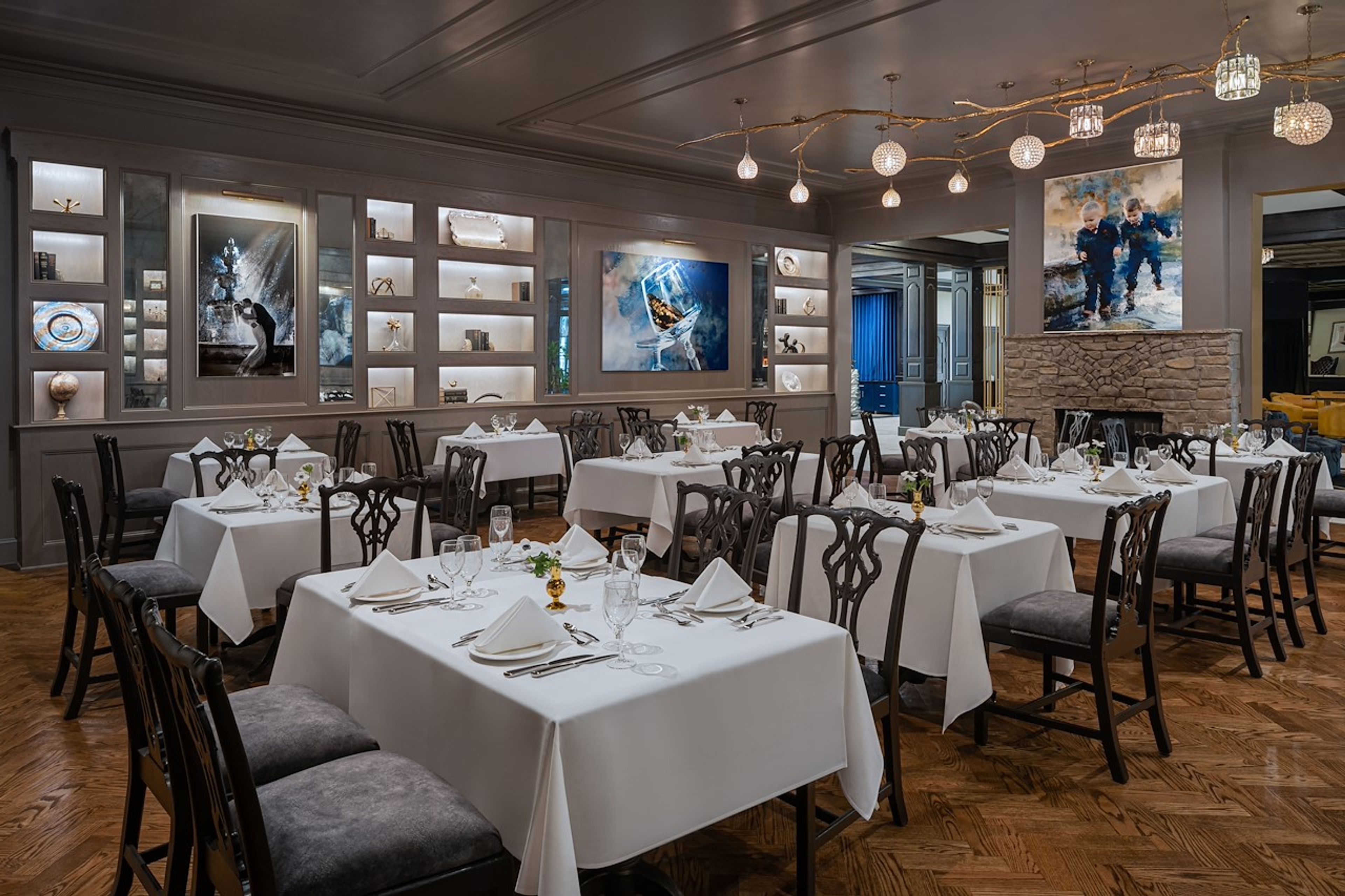 The Colonial Room, an event space at The Drake Oak Brook