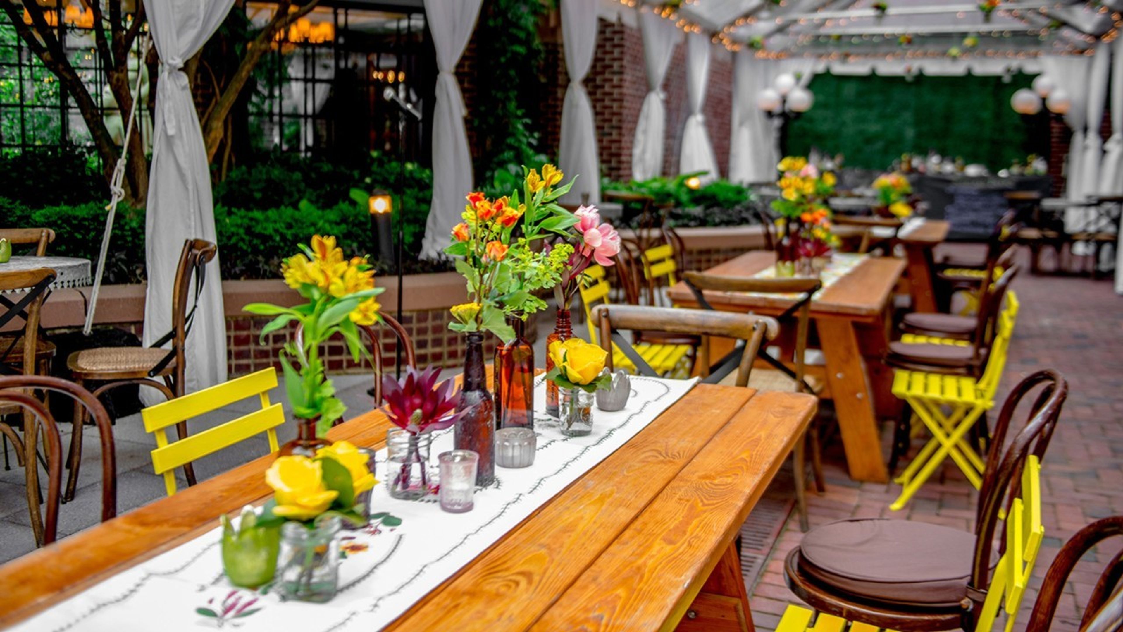 George Washington Terrace & Courtyard, an event space at Four Seasons Hotel Washington, DC