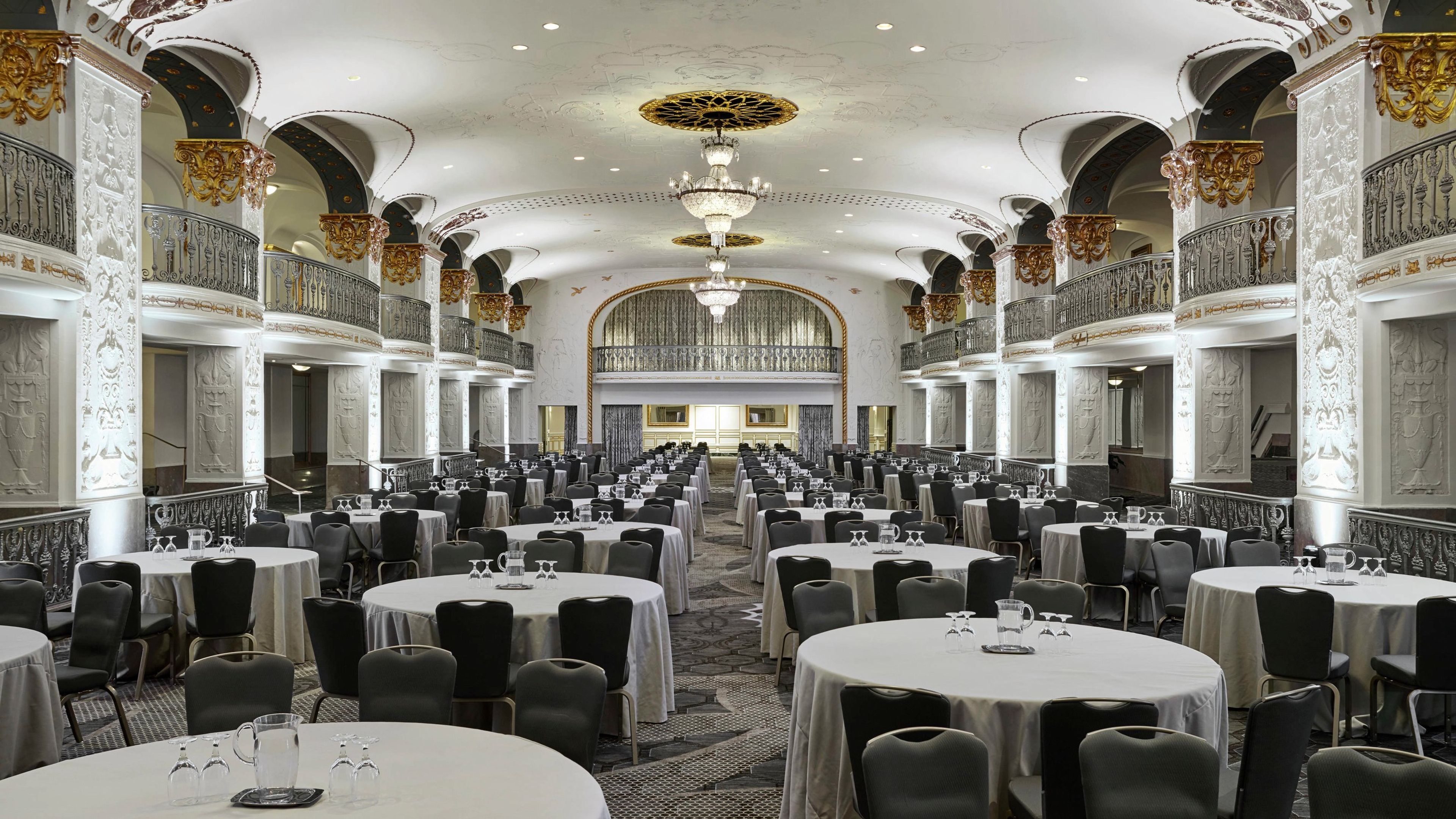 Grand Ballroom, an event space at The Mayflower Hotel, Autograph Collection