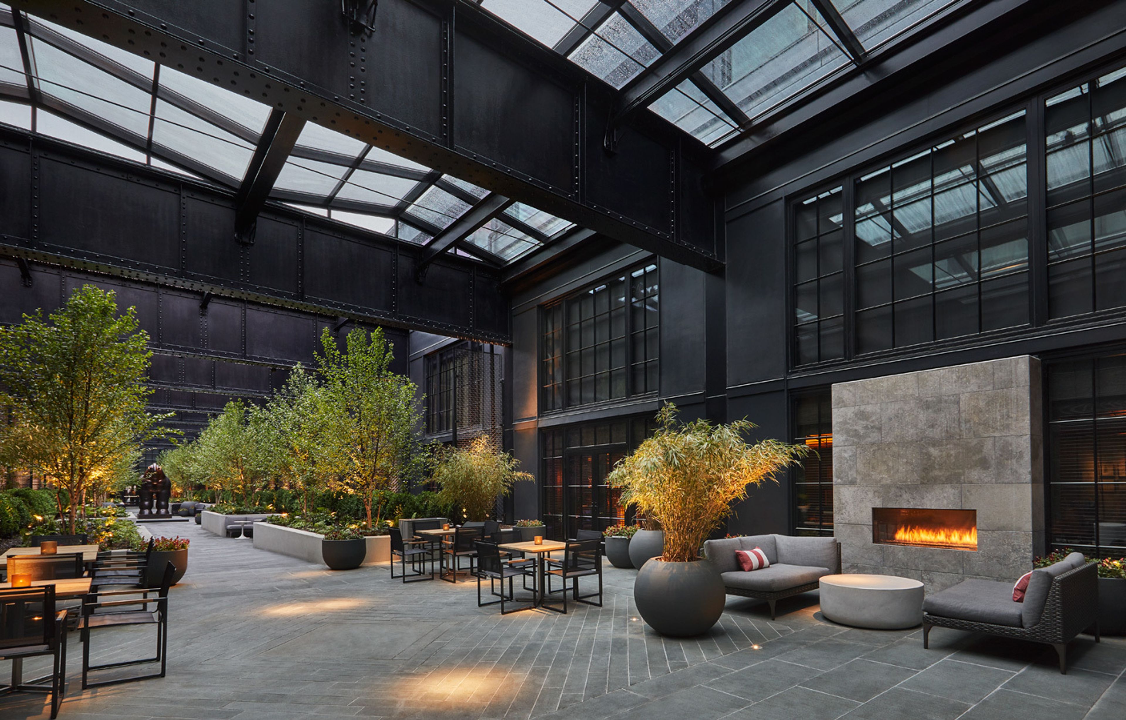 The Courtyard, an event space at Pendry Baltimore